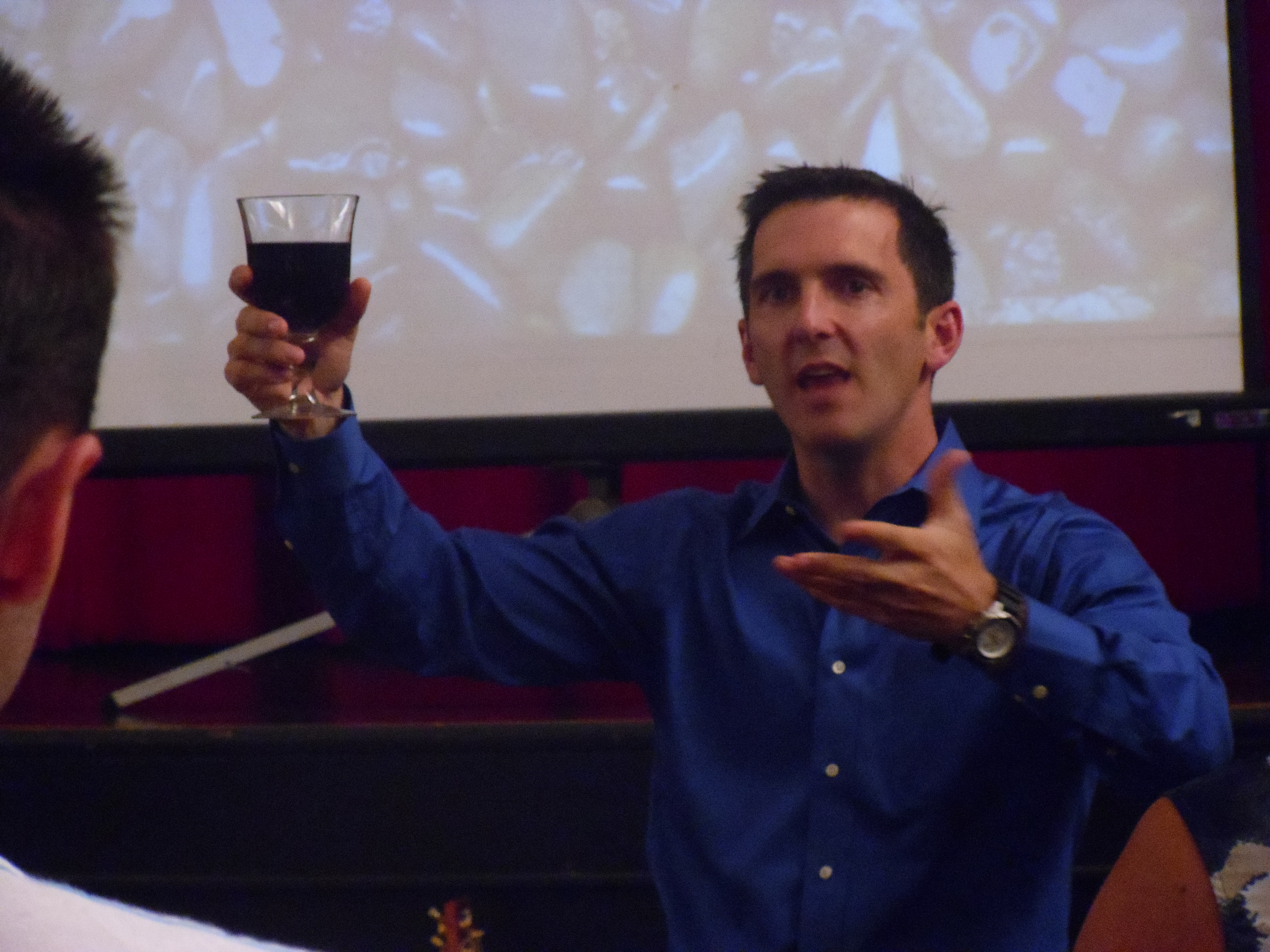 Our friend, Stephen Phelan leading Harbor Mid-City in communion a great Christian practice where we remember Christ death until He returns