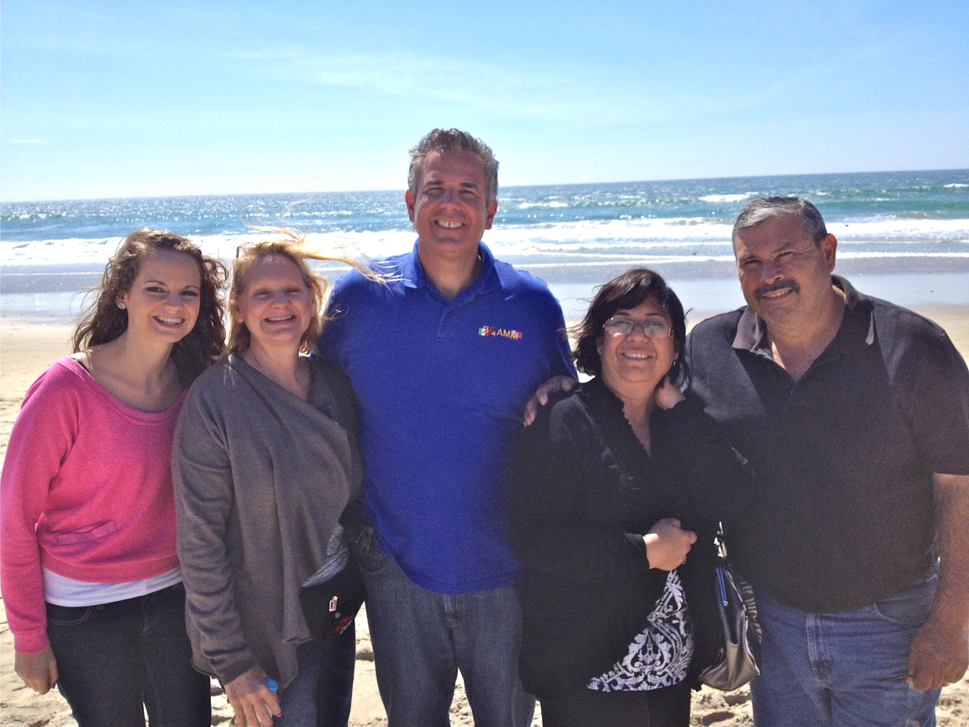 Hannah, Dawn and Dave with Yolanda and Daniel Nuñez in Rosarito