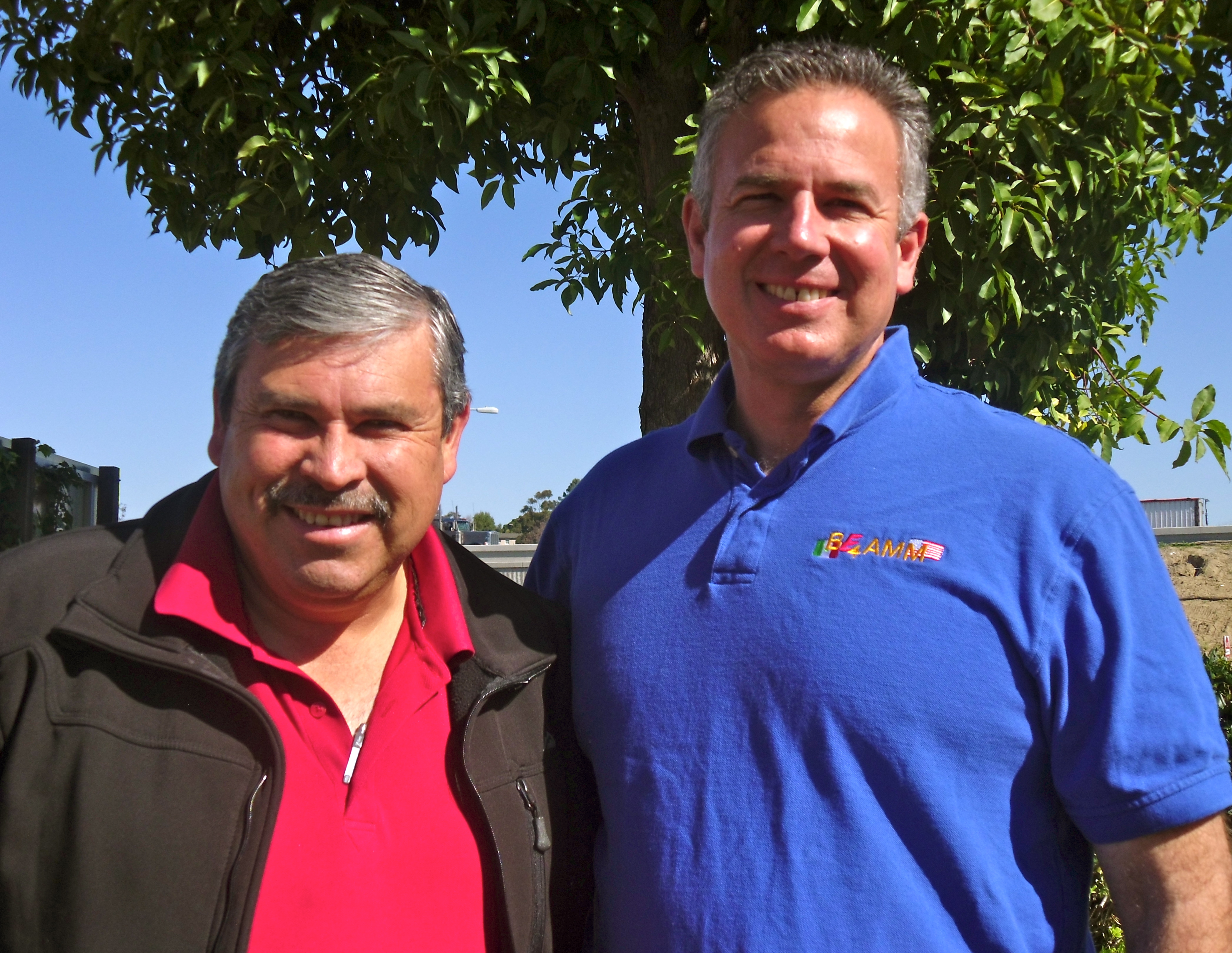 Dave with Daniel Nuñez