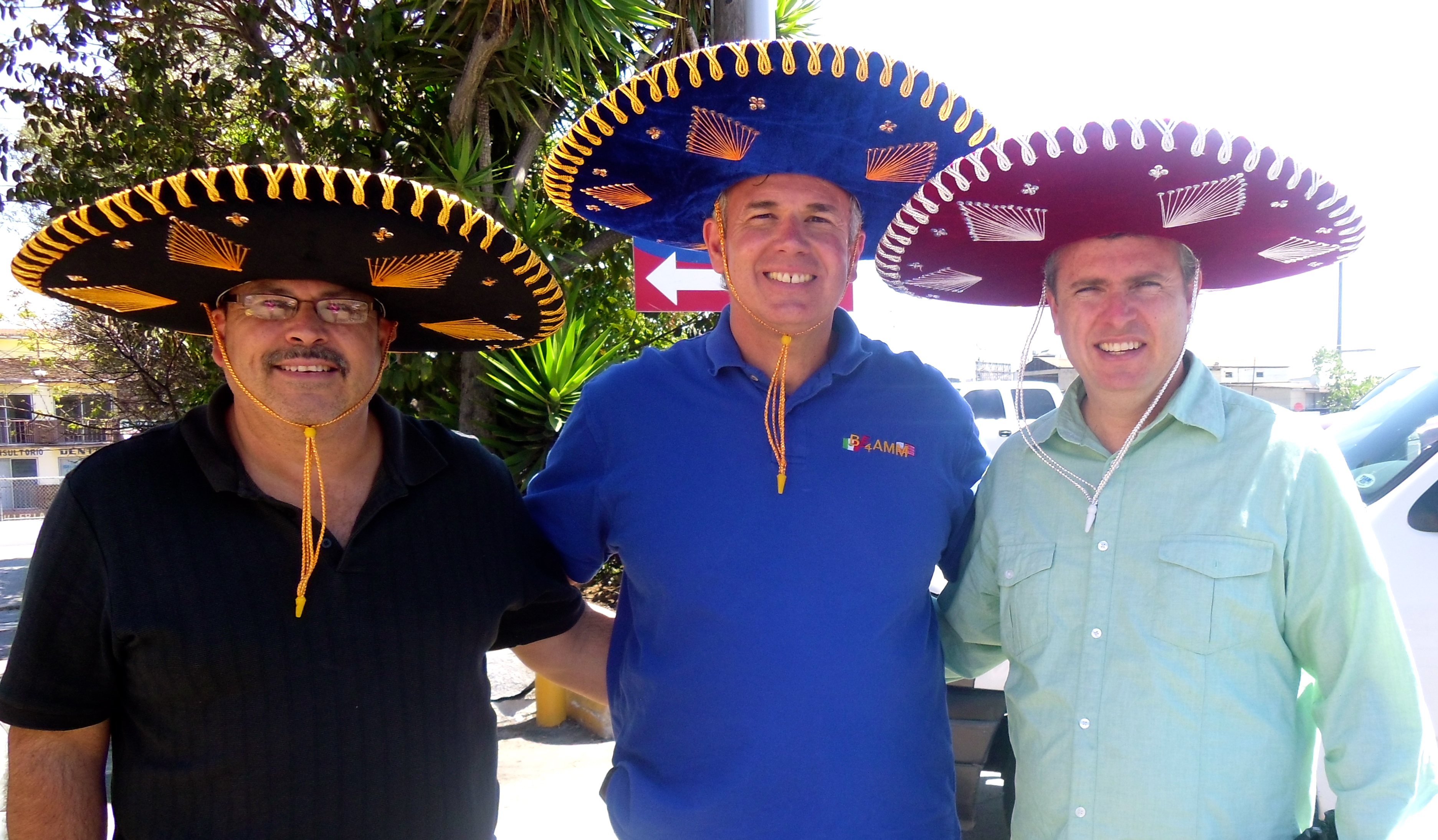 Daniel Nuñez, Ray Call and Dave - The Three Amigos!