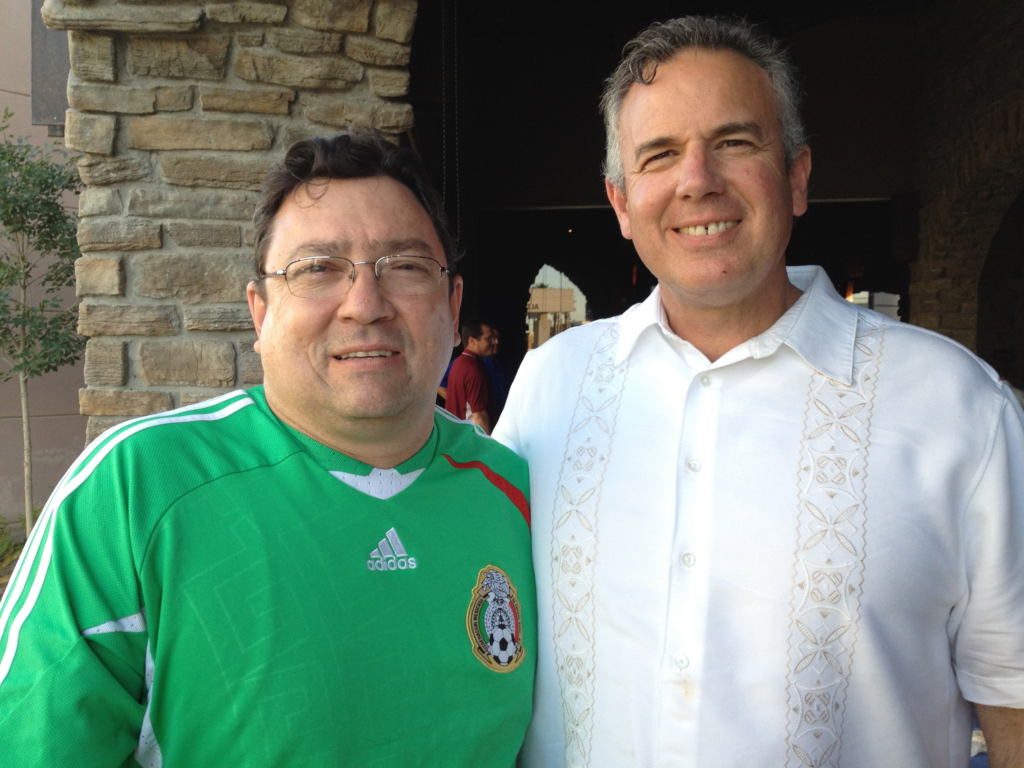 Juan Arjona and Dave in Juarez