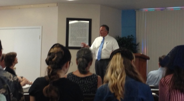 Dave preaching at Covenant Presbyterian Church