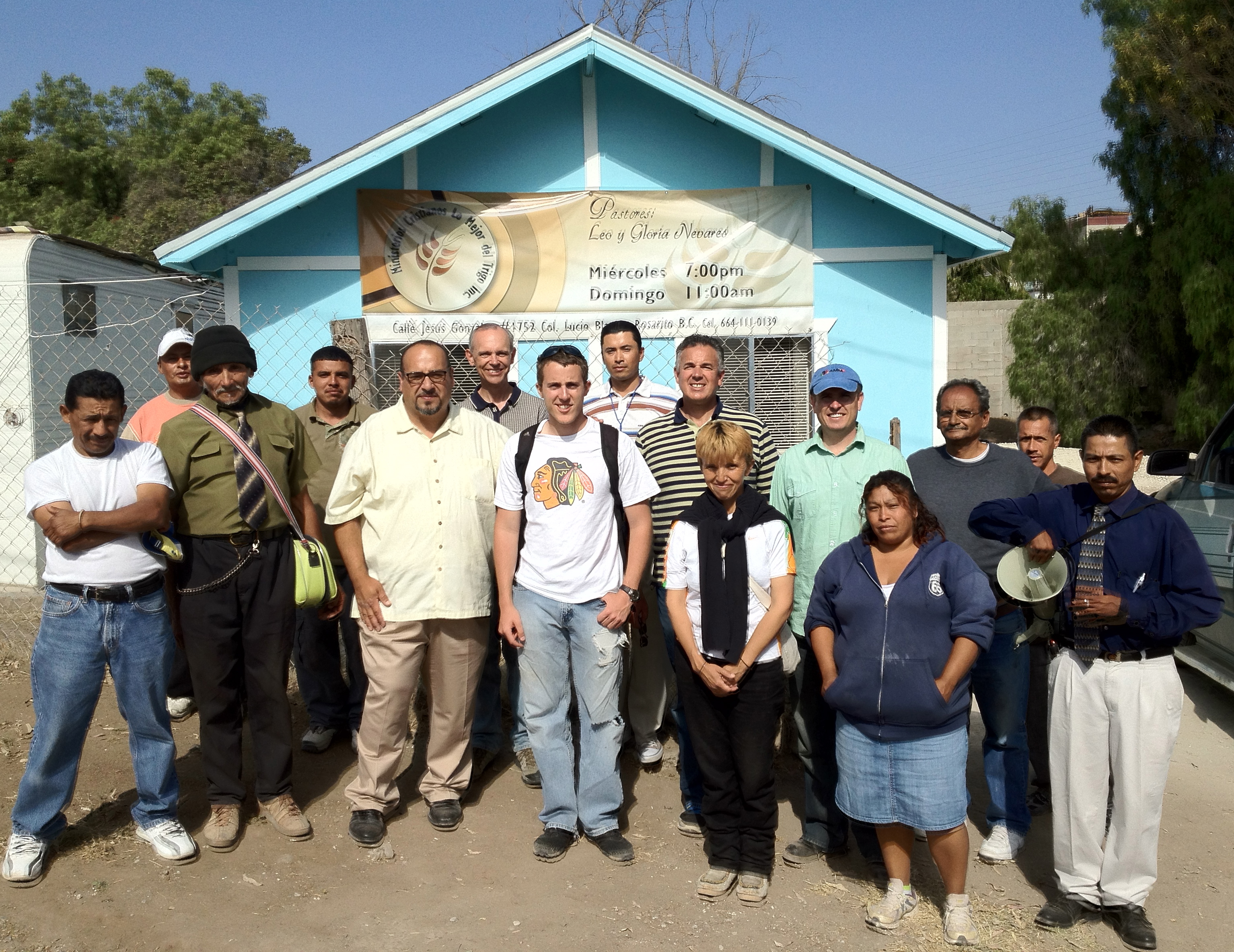 Our group in Rosarito that went out to share the good news!