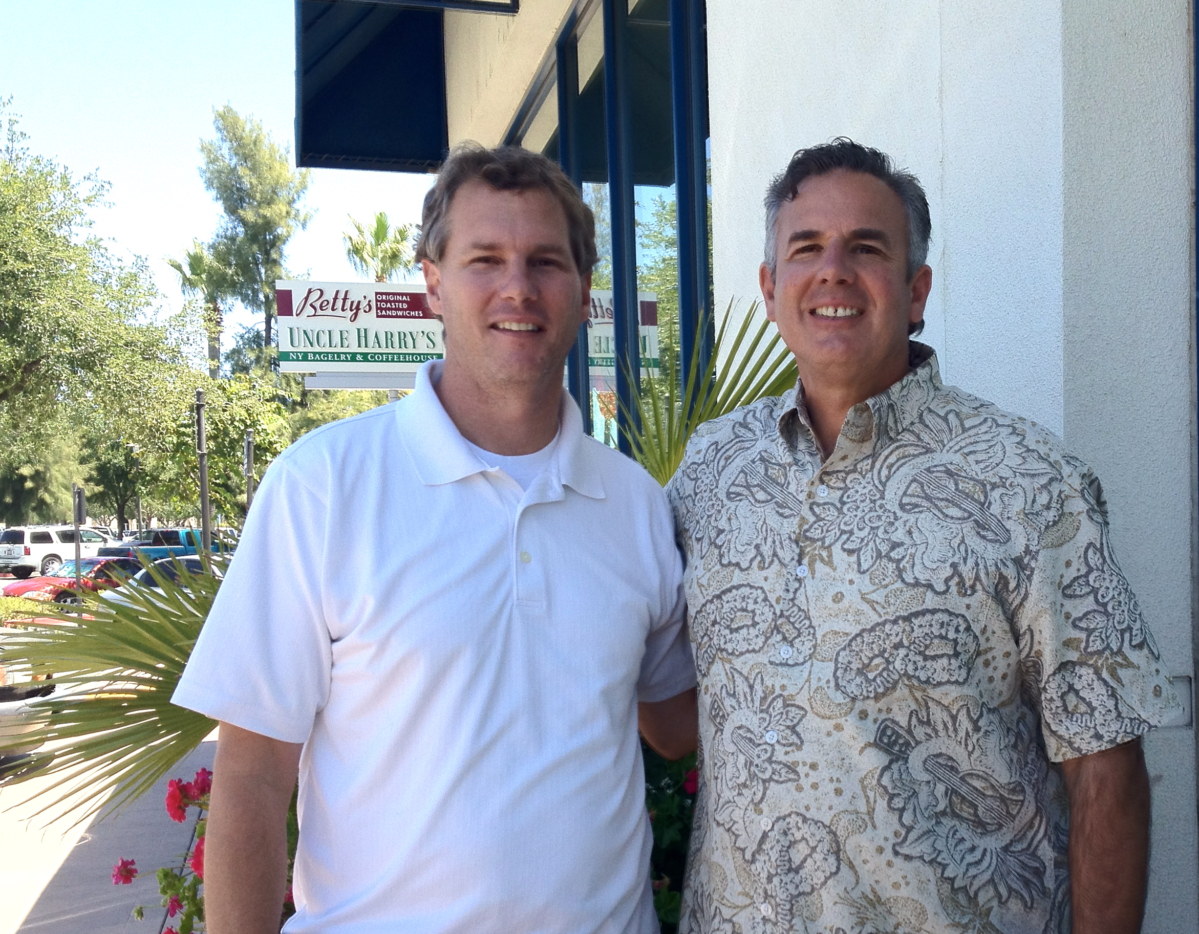 Dave with Brian Peterson