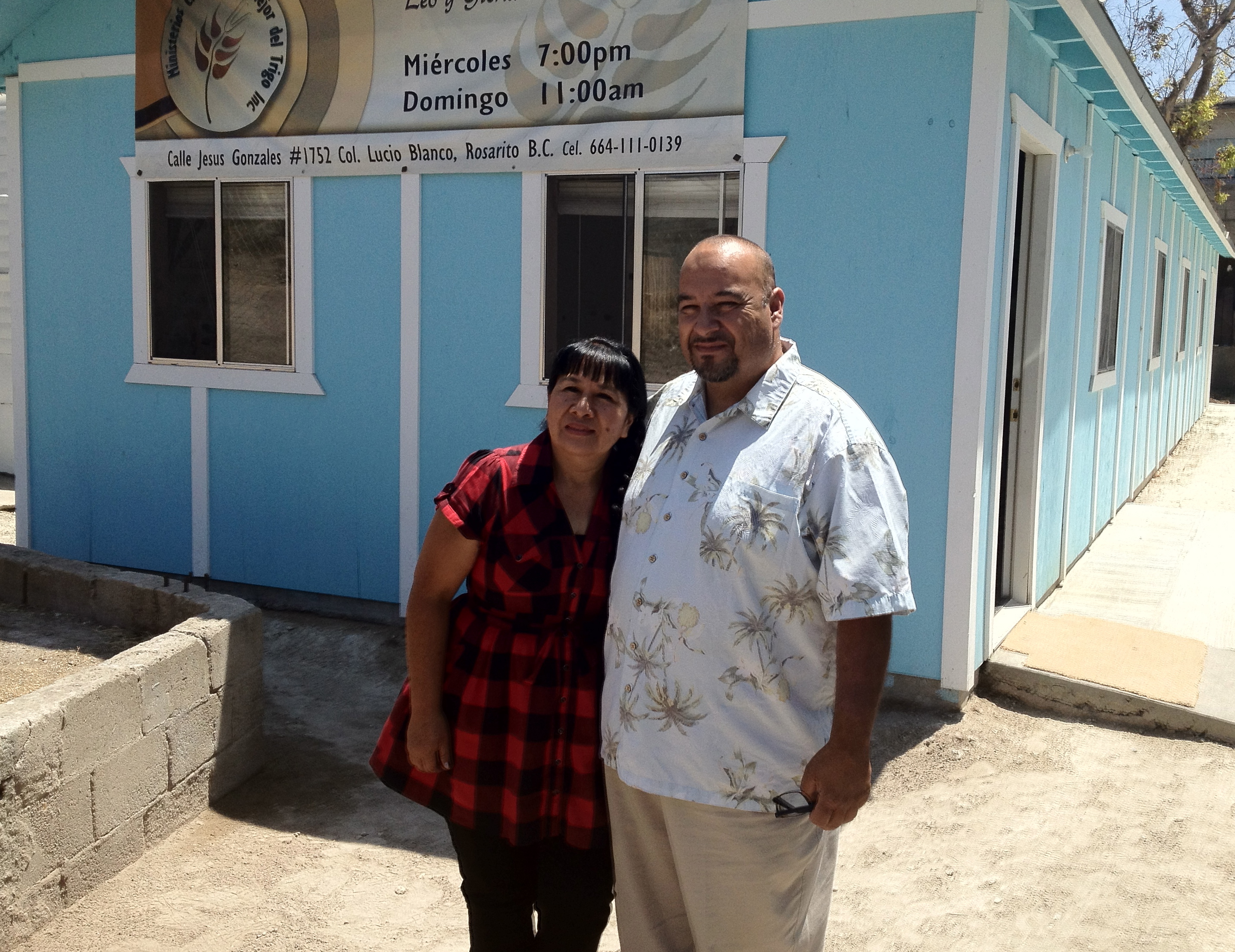Pastor Leo Nevarez and his wife, Gloria