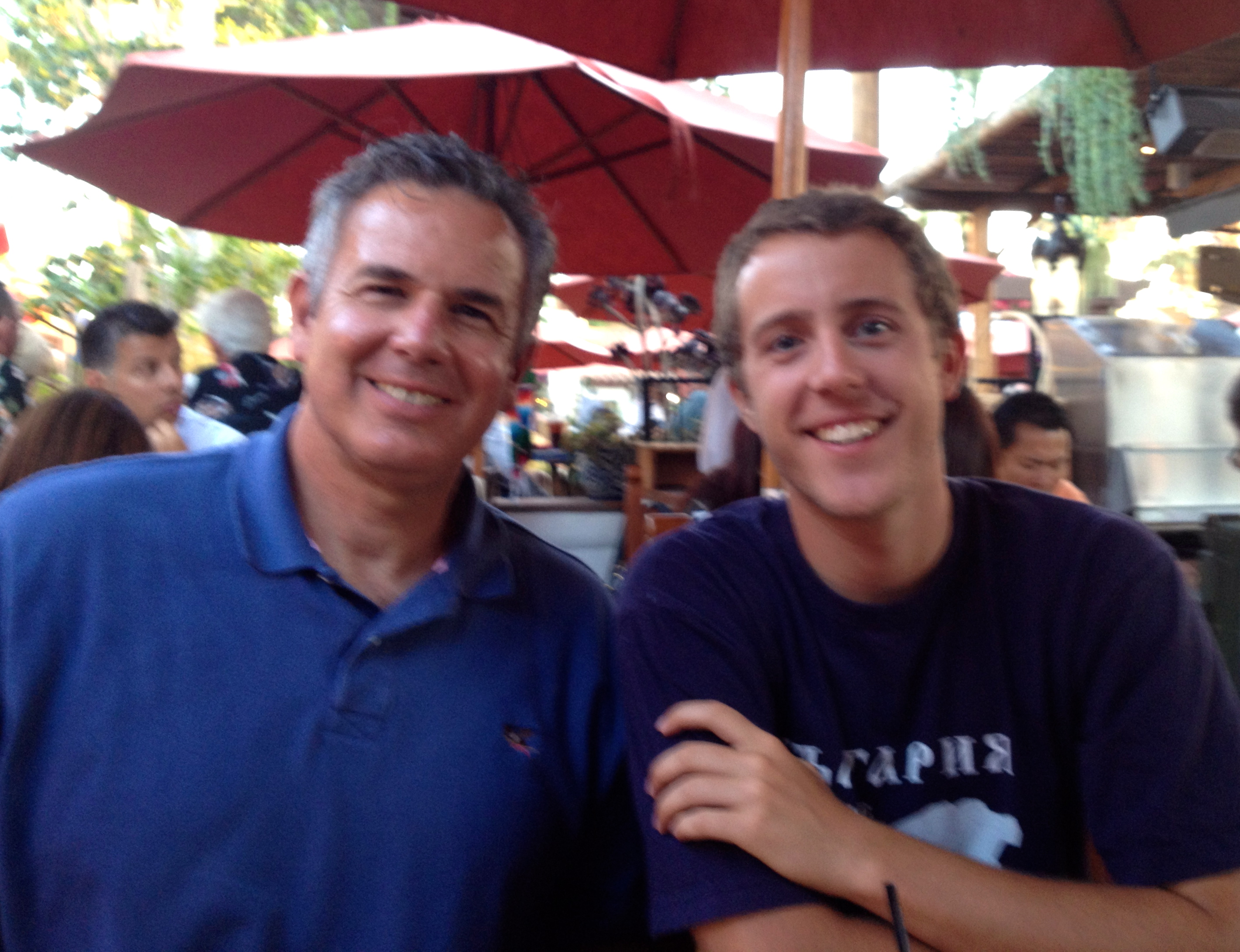 Dave with Zach Lutz