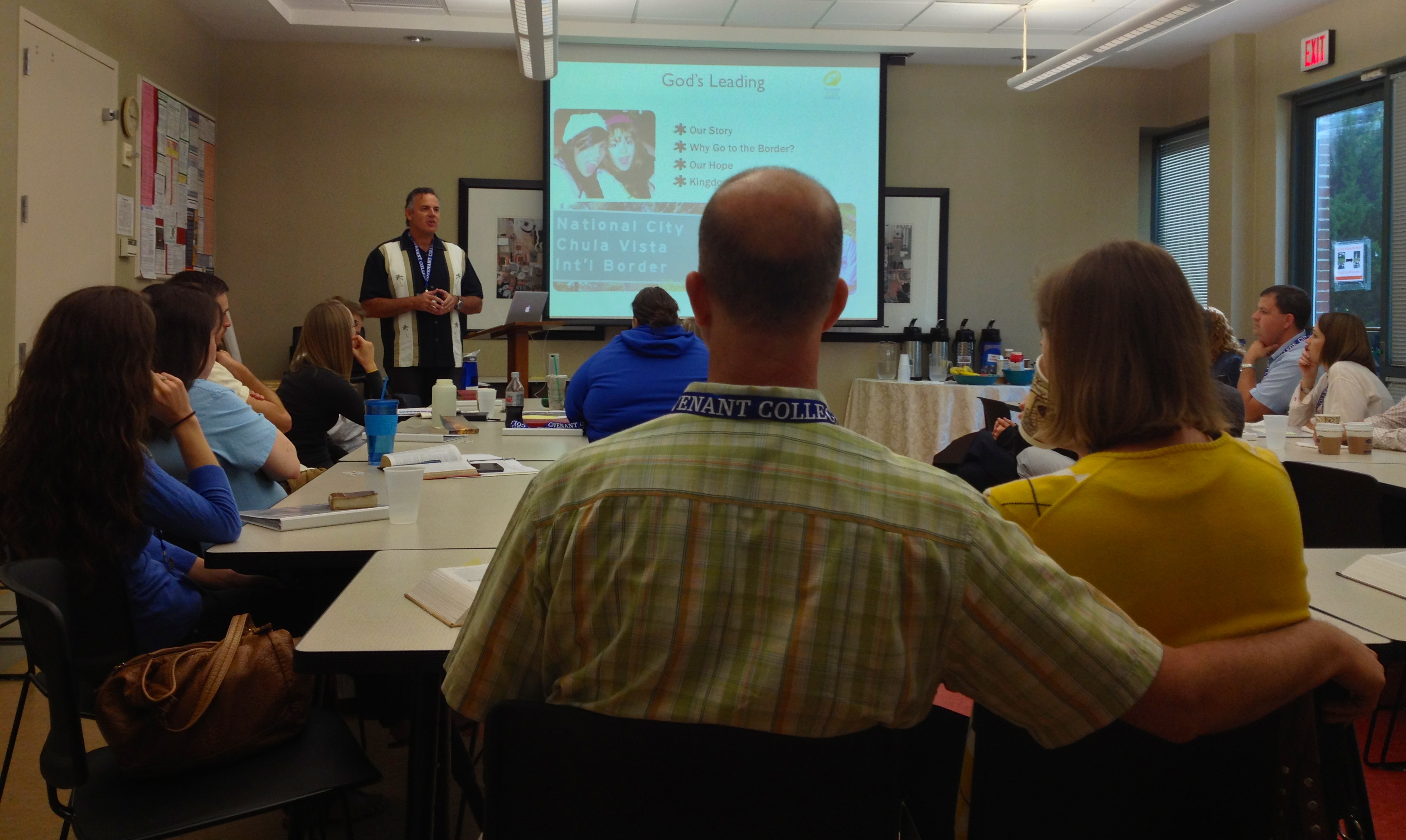 Dave presenting at MTW's vision retreat