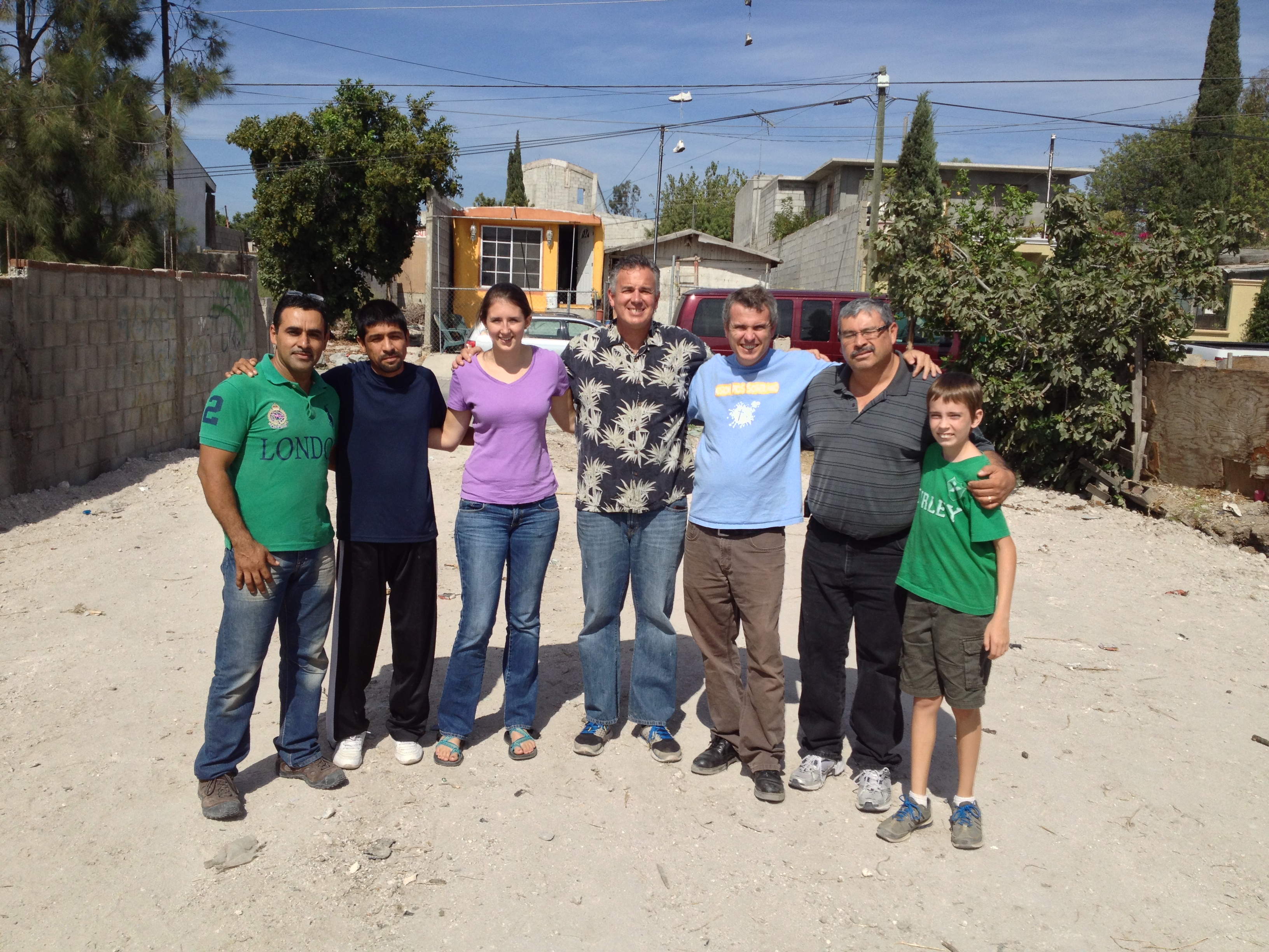 A group of us visited the new church plant site in eastern Tijuana