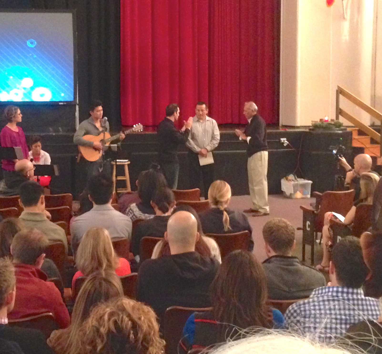 Moses show God changed his life with Harbor and pastors Stephen Phelan and Edgardo Avila