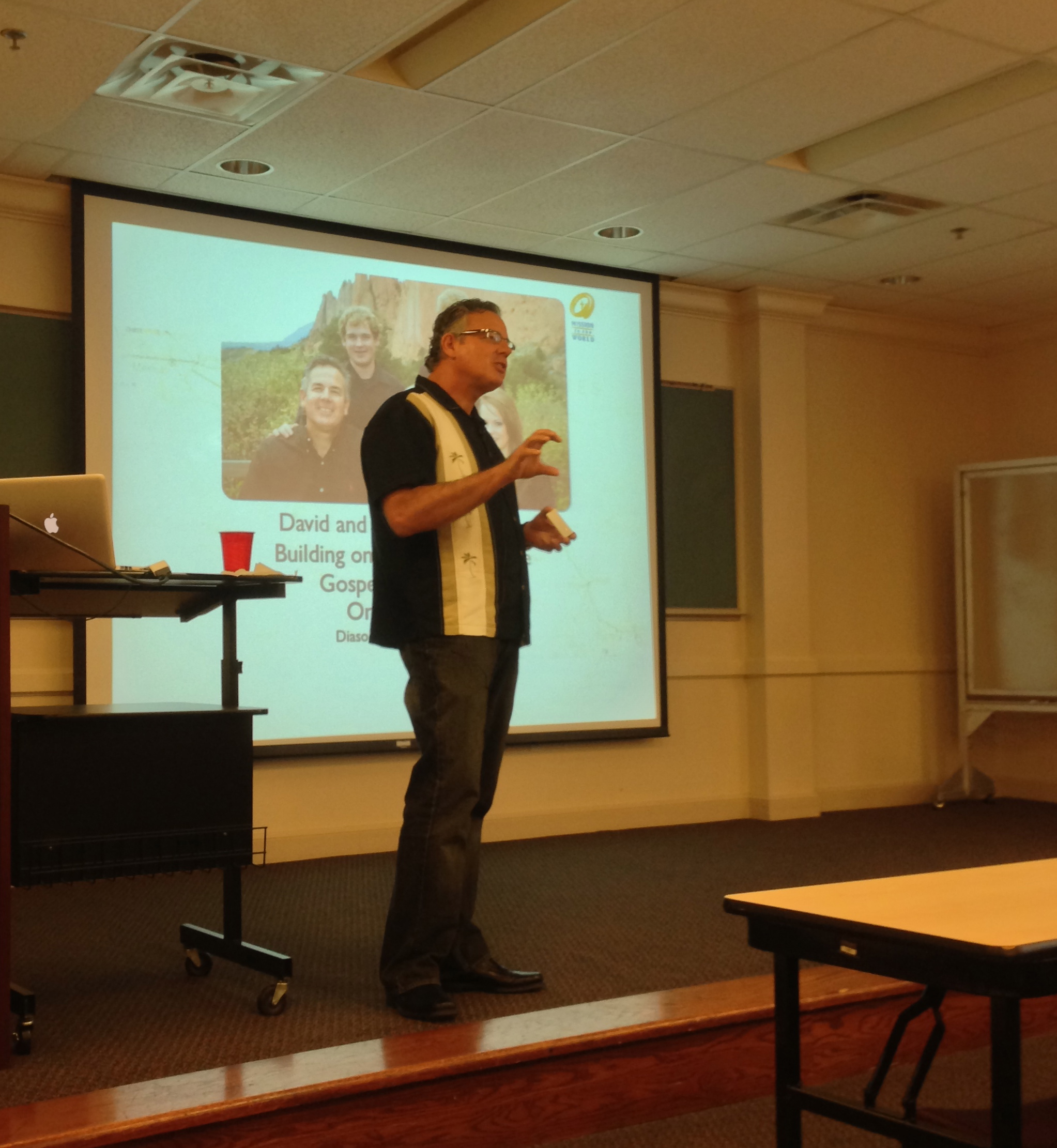 Dave Presenting at Covenant Seminary