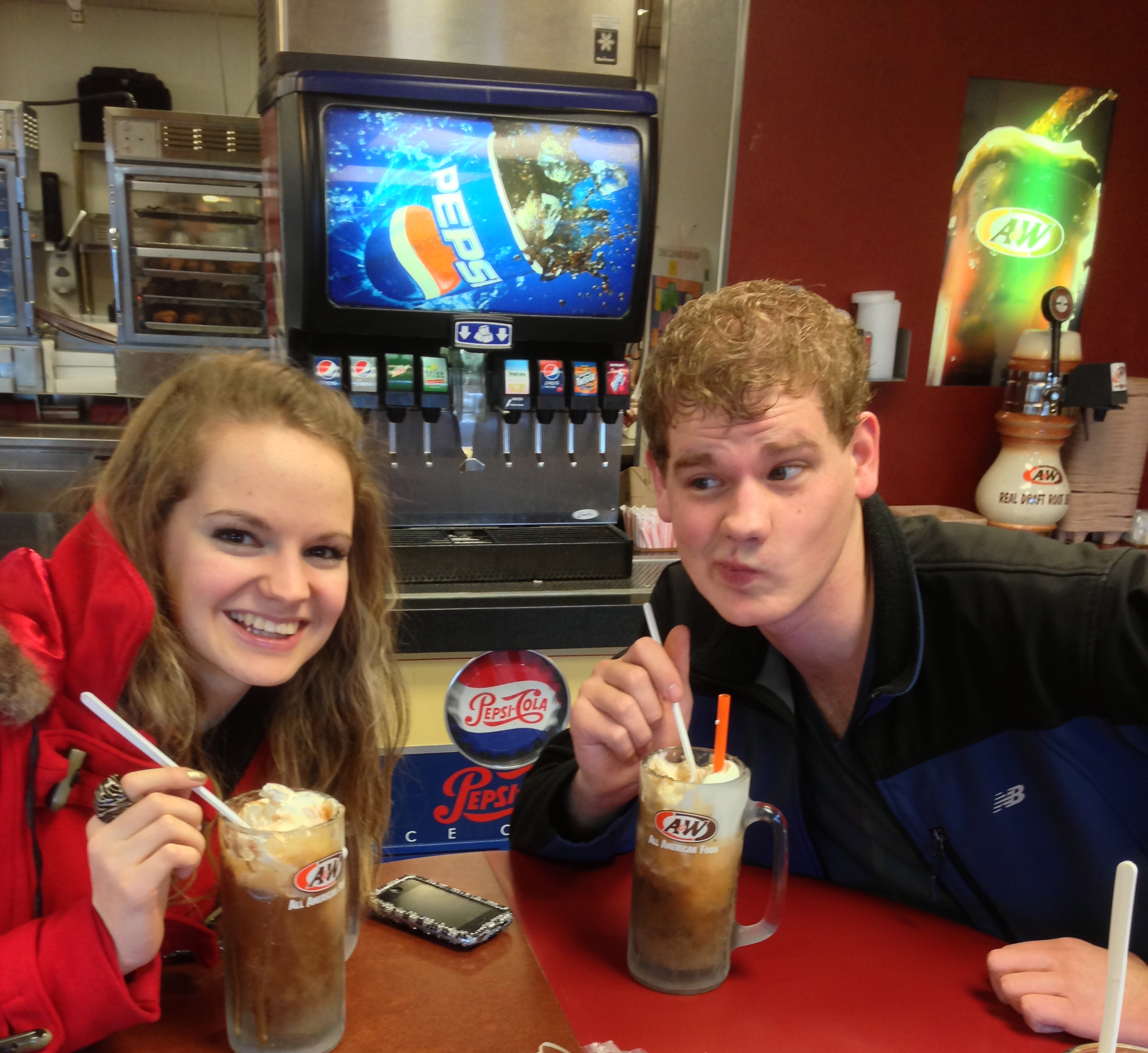 Hannah & Jon having some fun