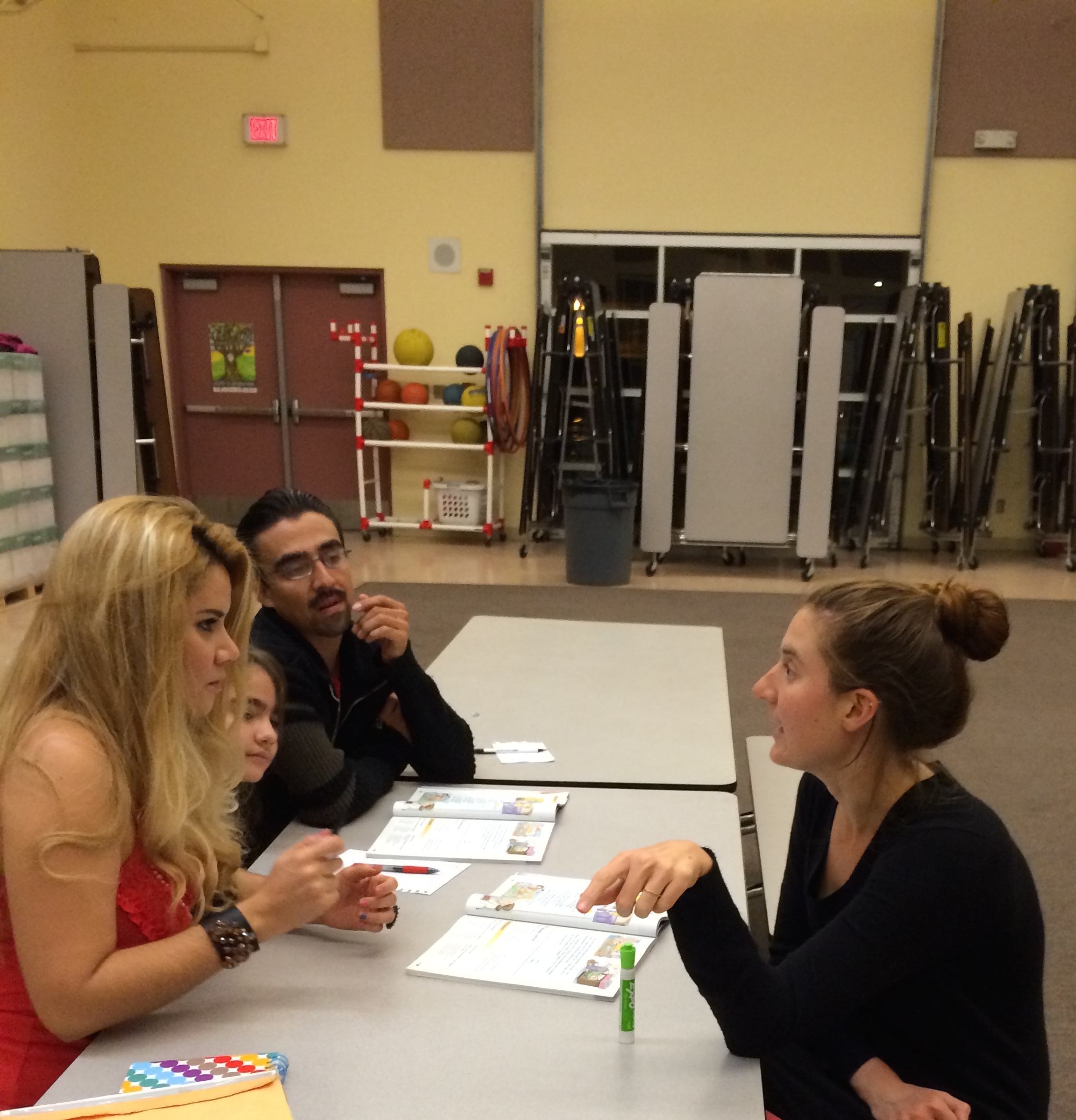 Lauren Howard leading some of our ESL students