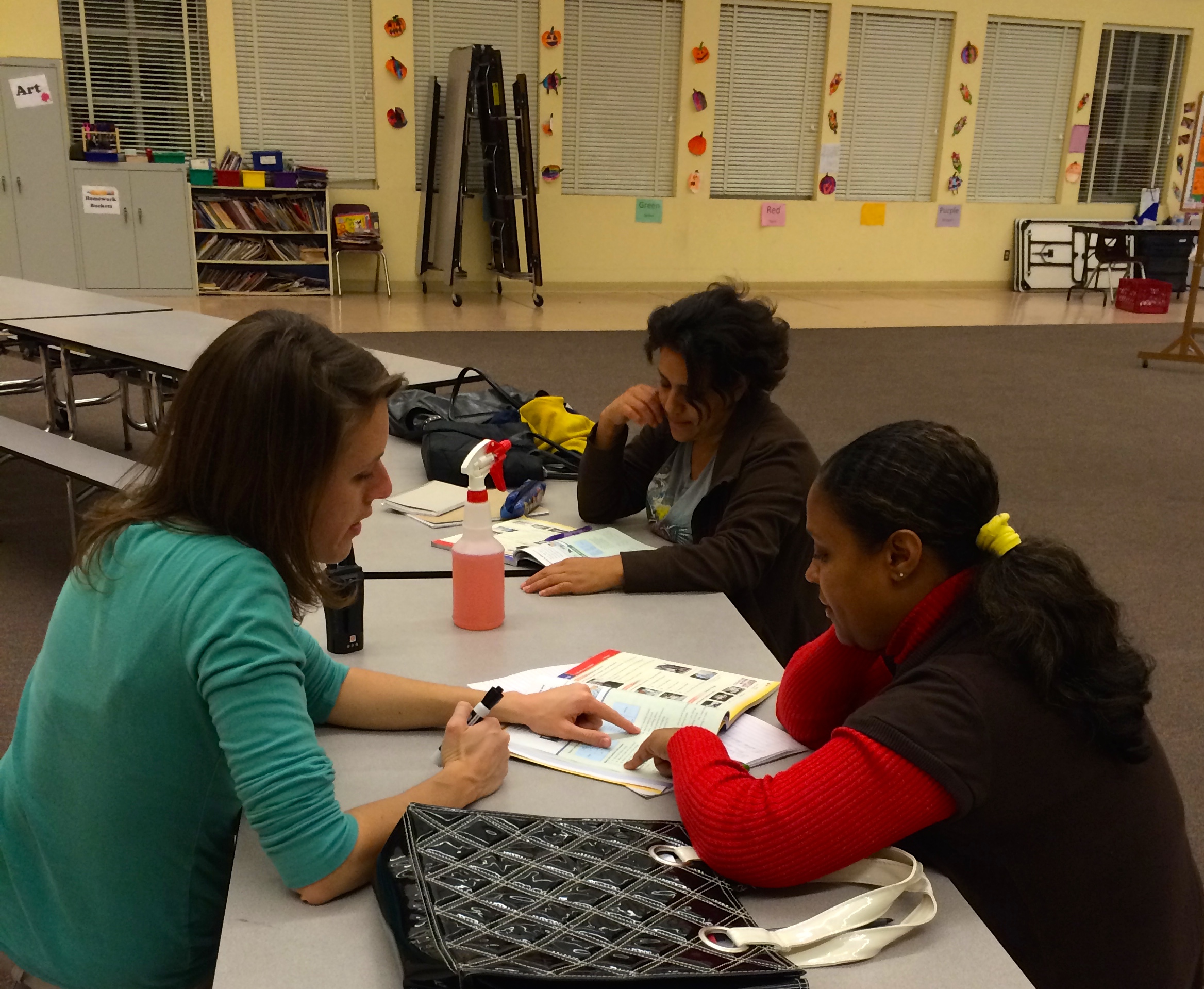 Berkley Bagwell our other ESL teacher on Wednesday nights with Antonia & Yemali