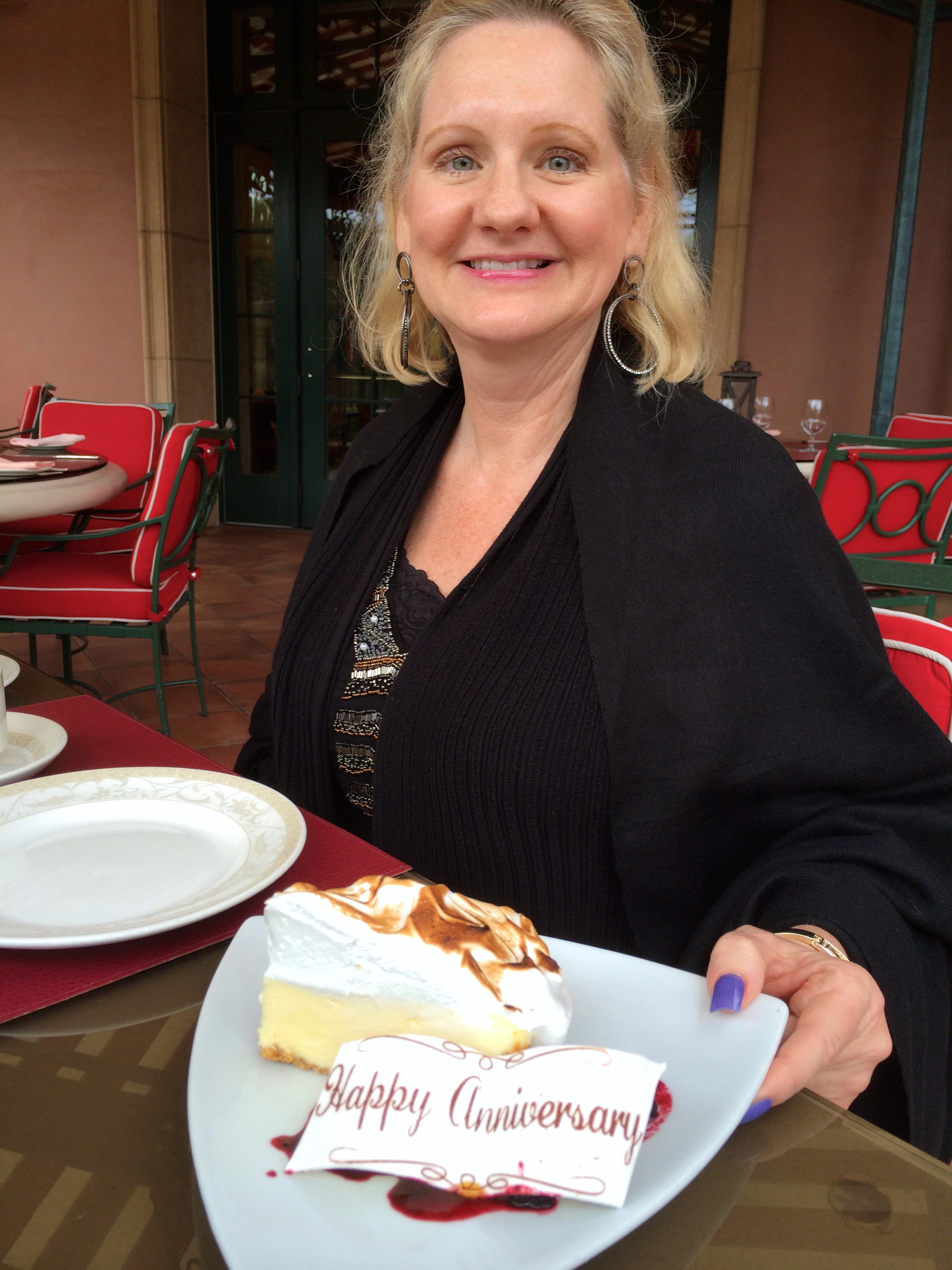 My wife, Dawn on our 25th wedding anniversary