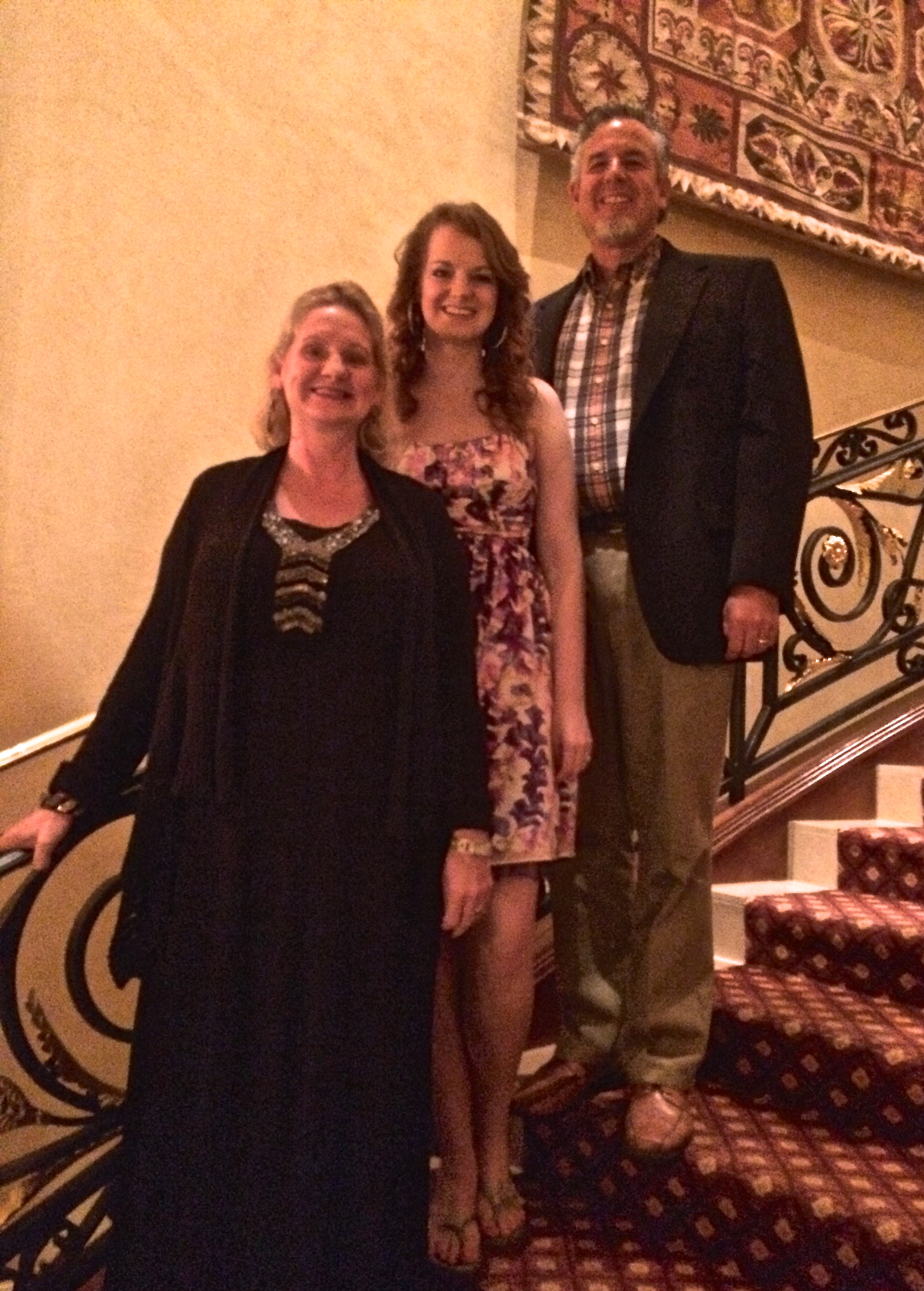 Dawn & Dawn with one of the children, Hannah