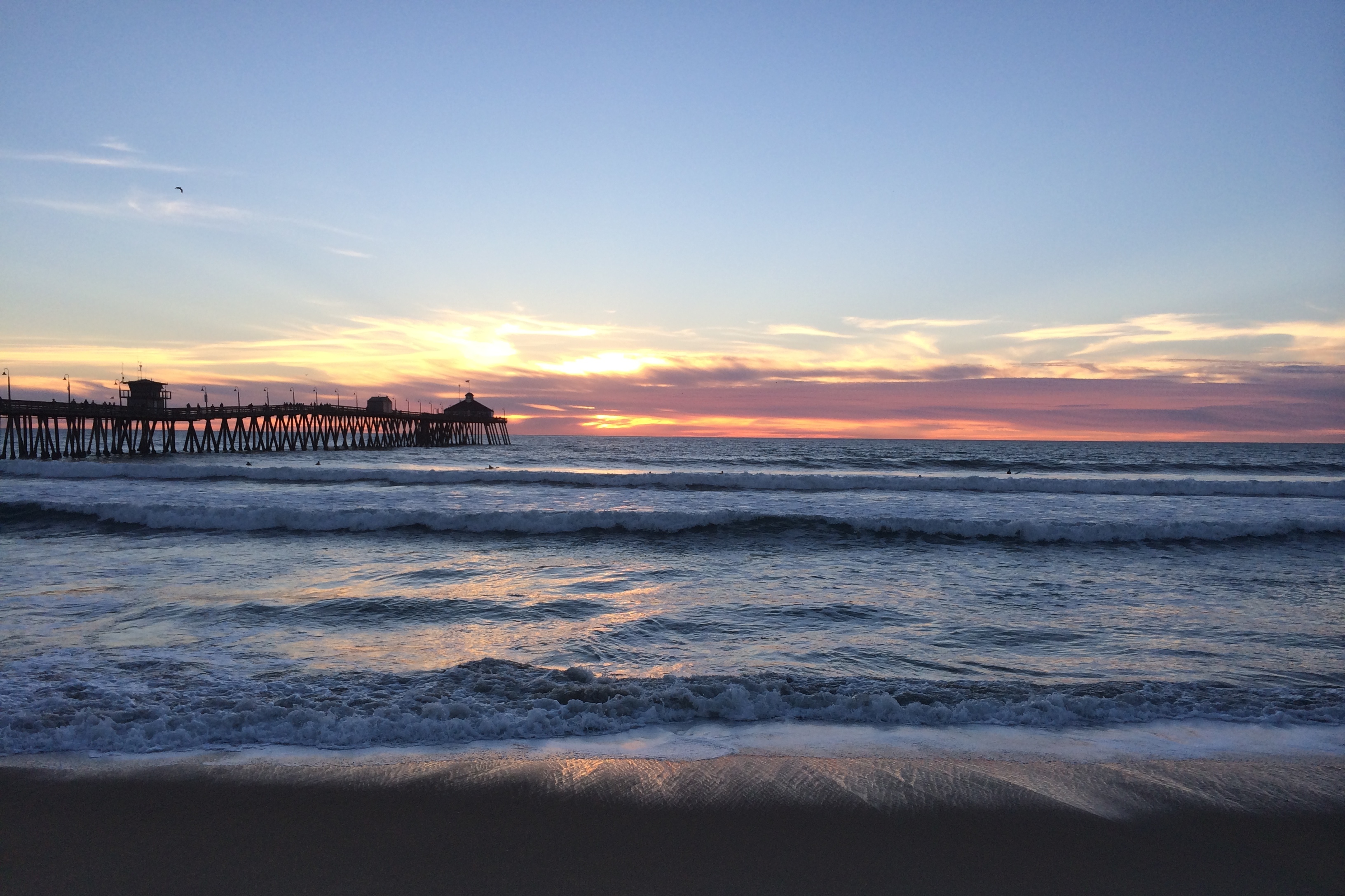 The beautiful sunset Hannah & Dave saw at Imperial Beach last night