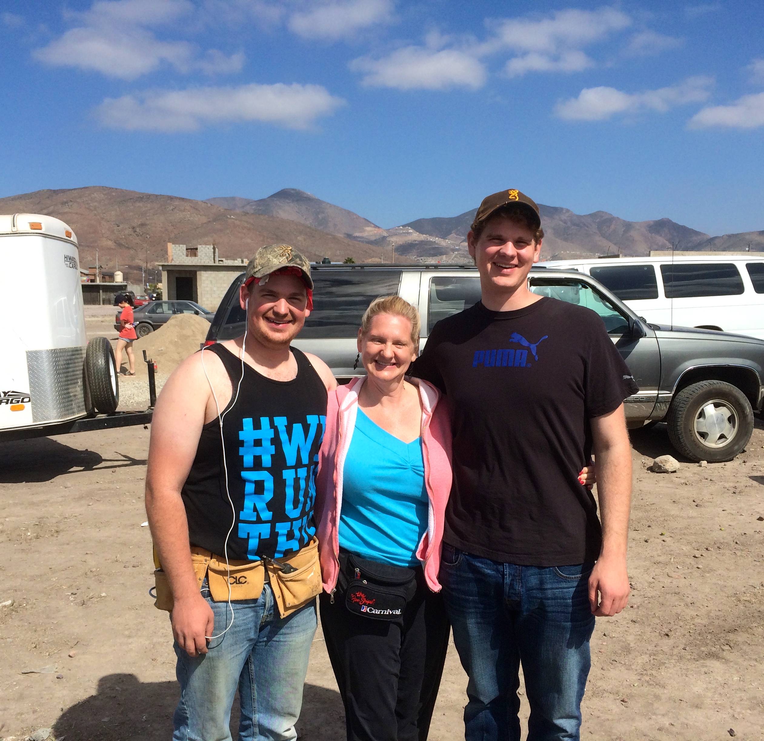 David Jr., Dawn and Jon. It was great to have my family participate
