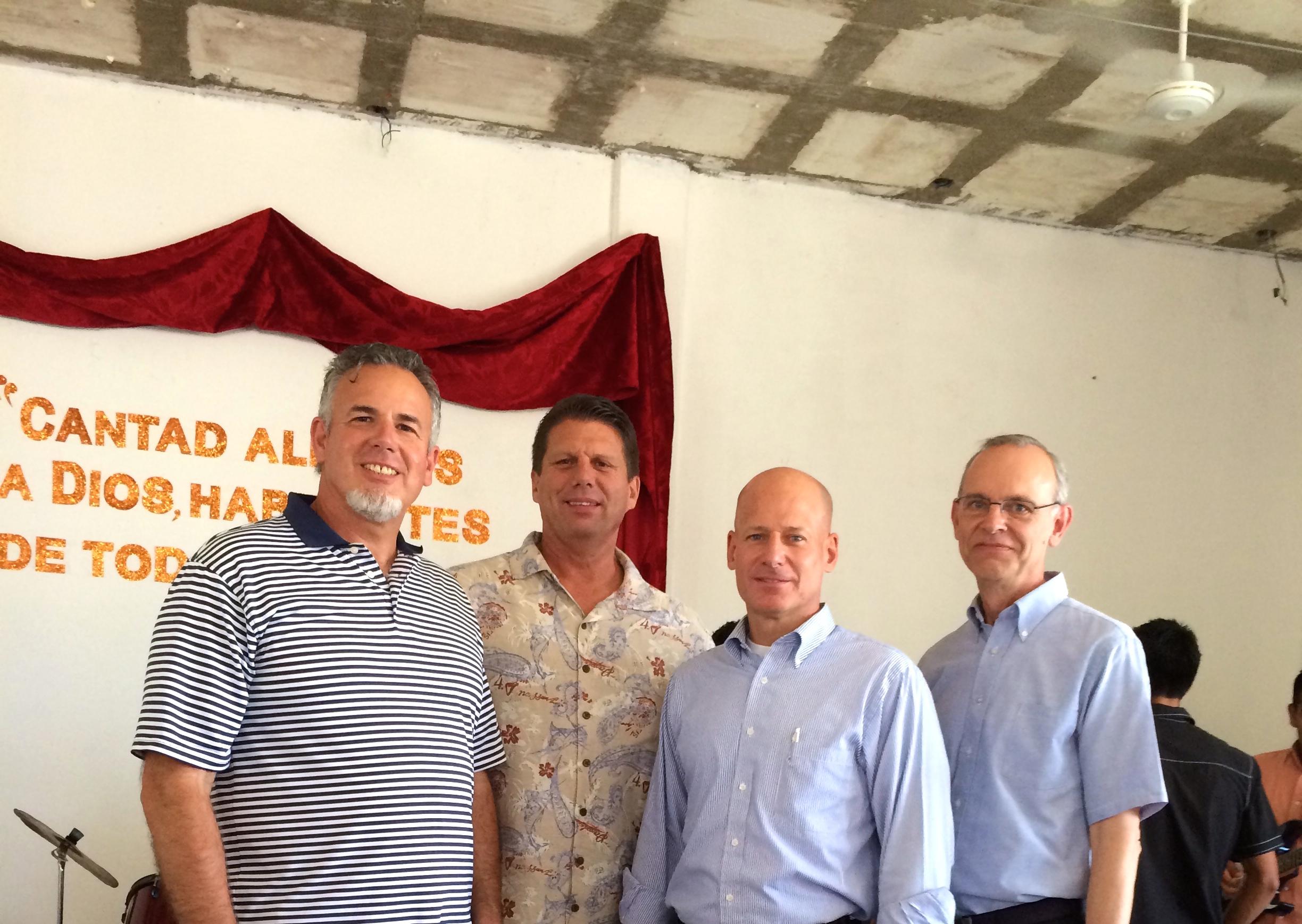 Dave with Peter Boling, Larry Trotter and Jim DeWitt in Los Cabos