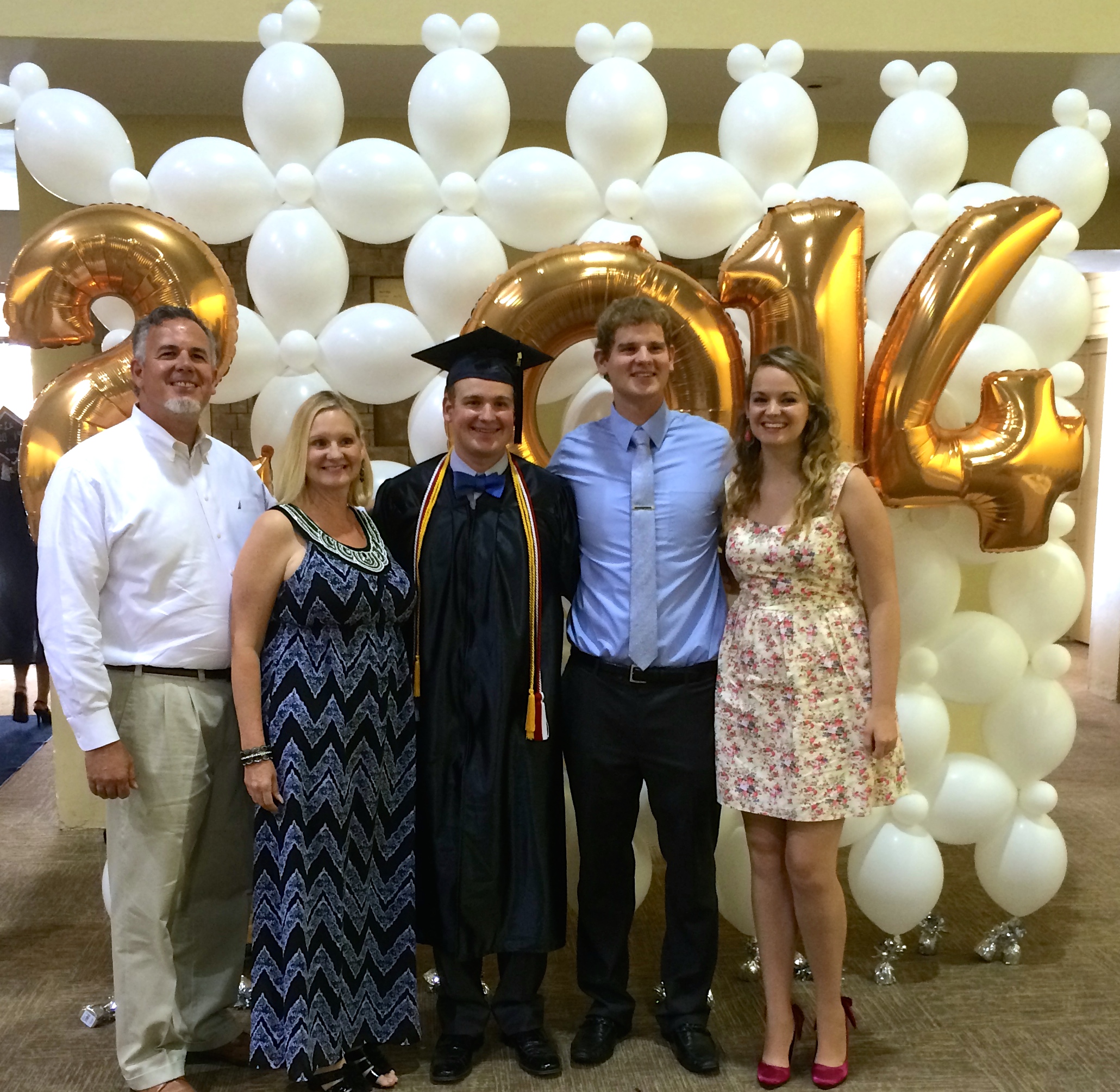 David's graduation from San Diego Christian College class of 2014