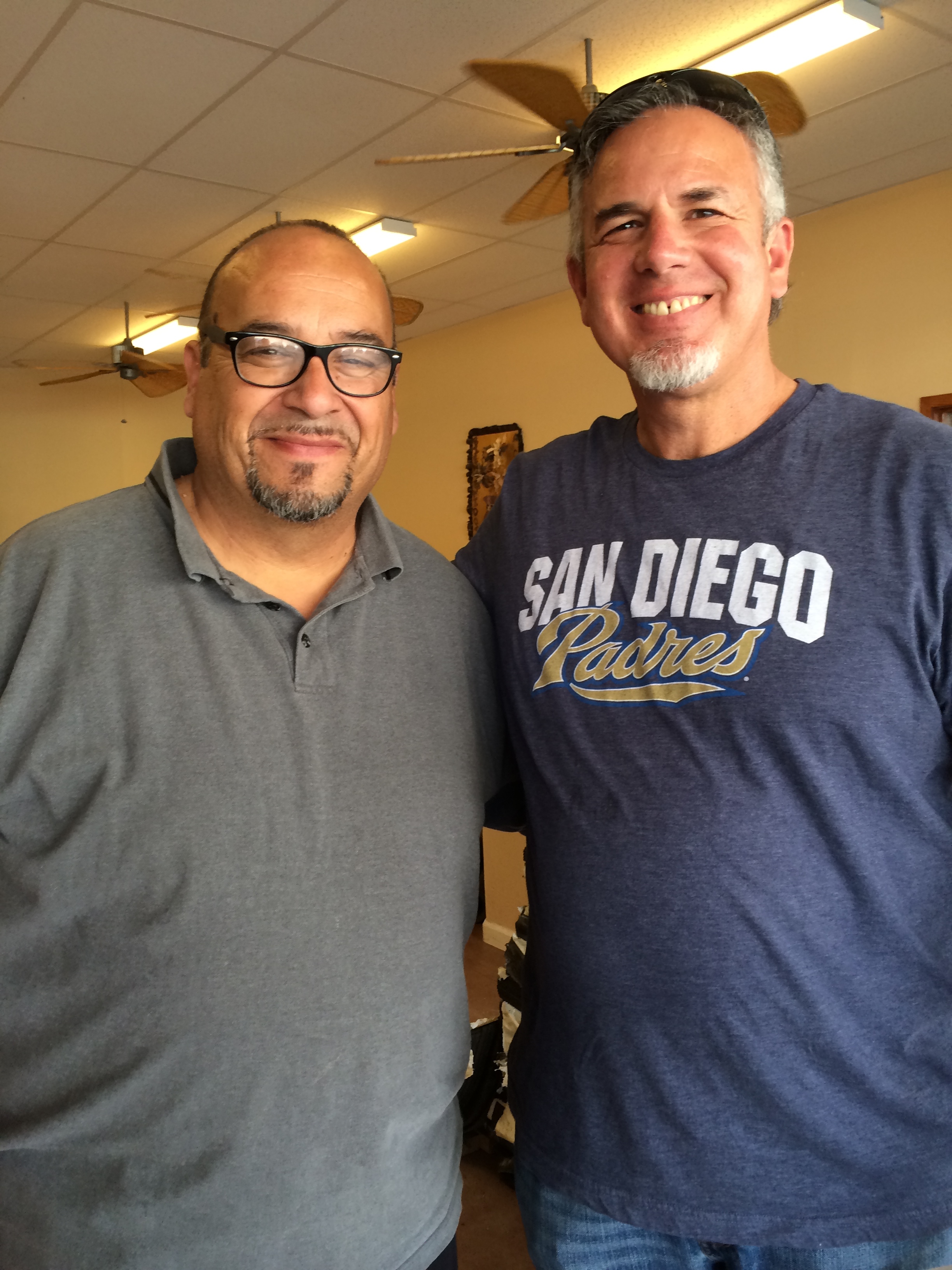 Pastor Leo Nevarez and Dave
