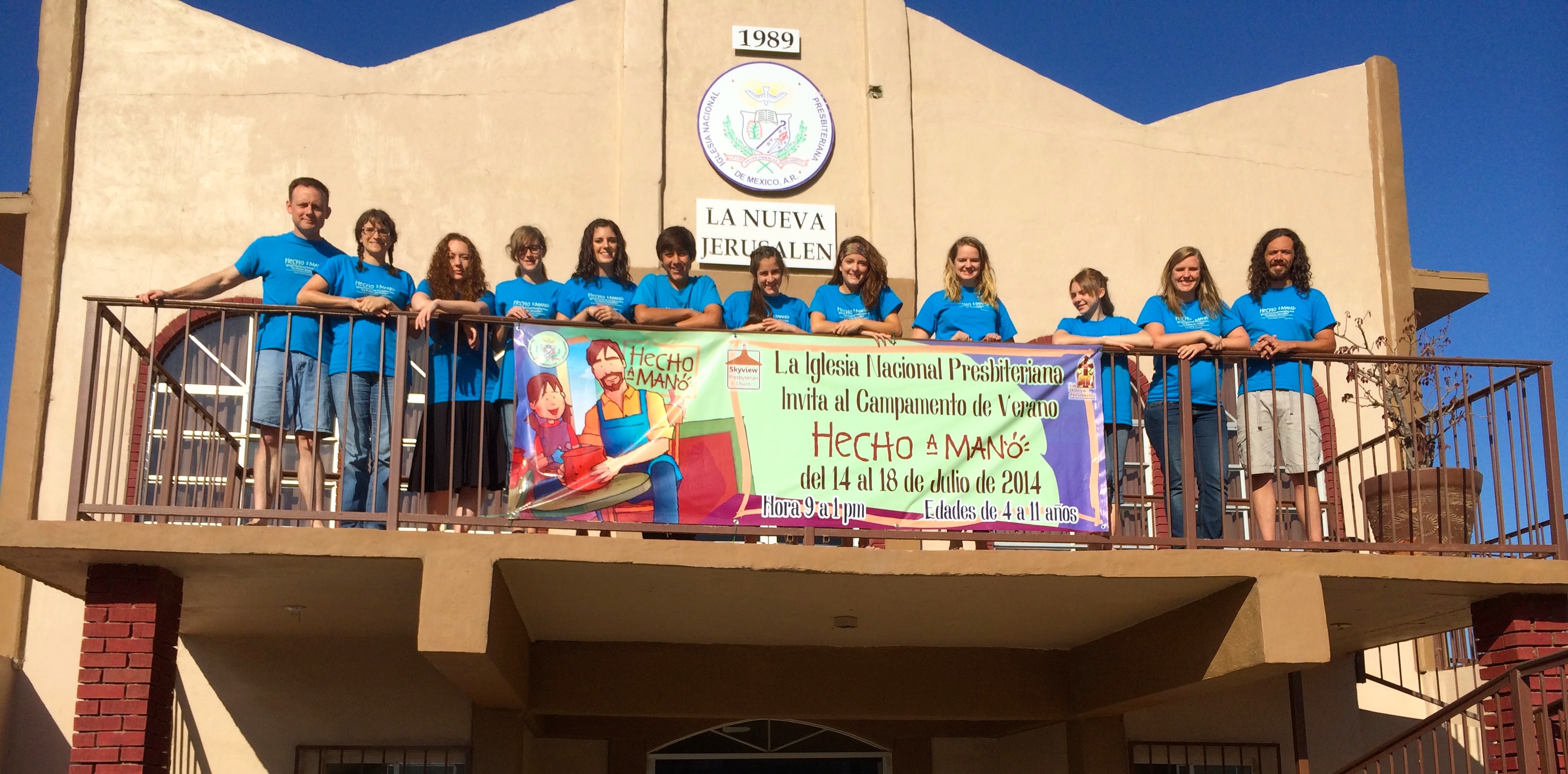 The Skyview group at the New Jerusalem church in Ensenada