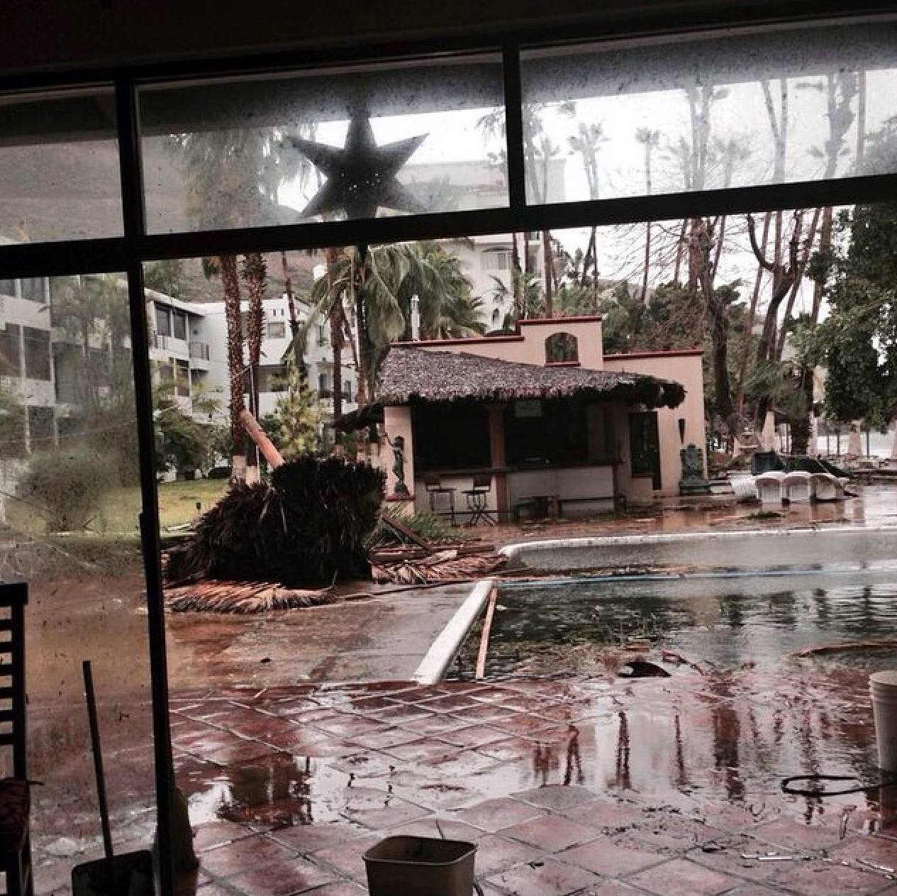 Some of the damage from hurricane Odile