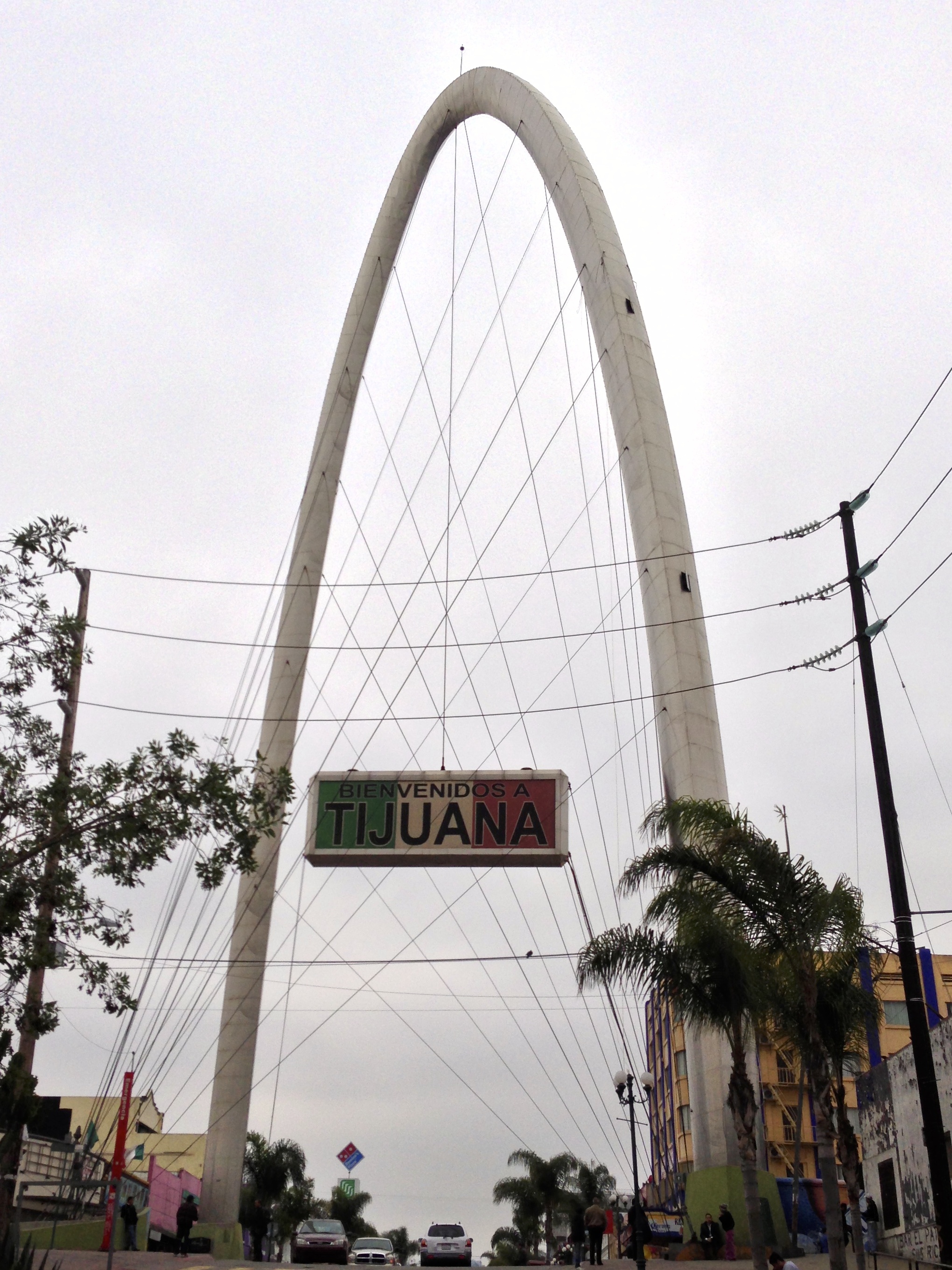 The Welcome Arch in the Tourist area in Tijuana