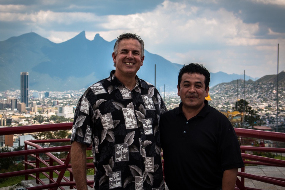 Dave with Pastor Ivan Casados