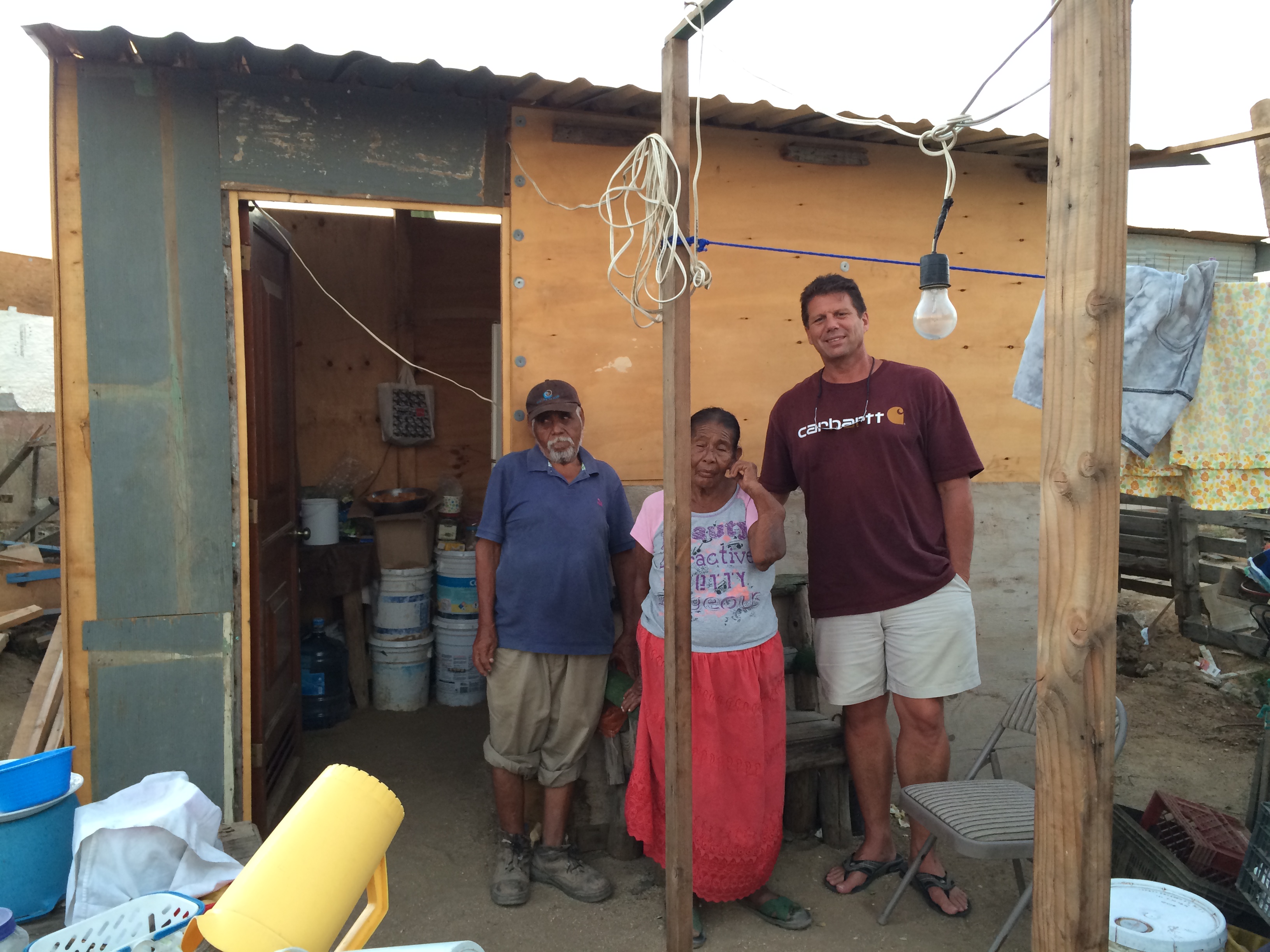 Peter Boling with Maria and Pepe