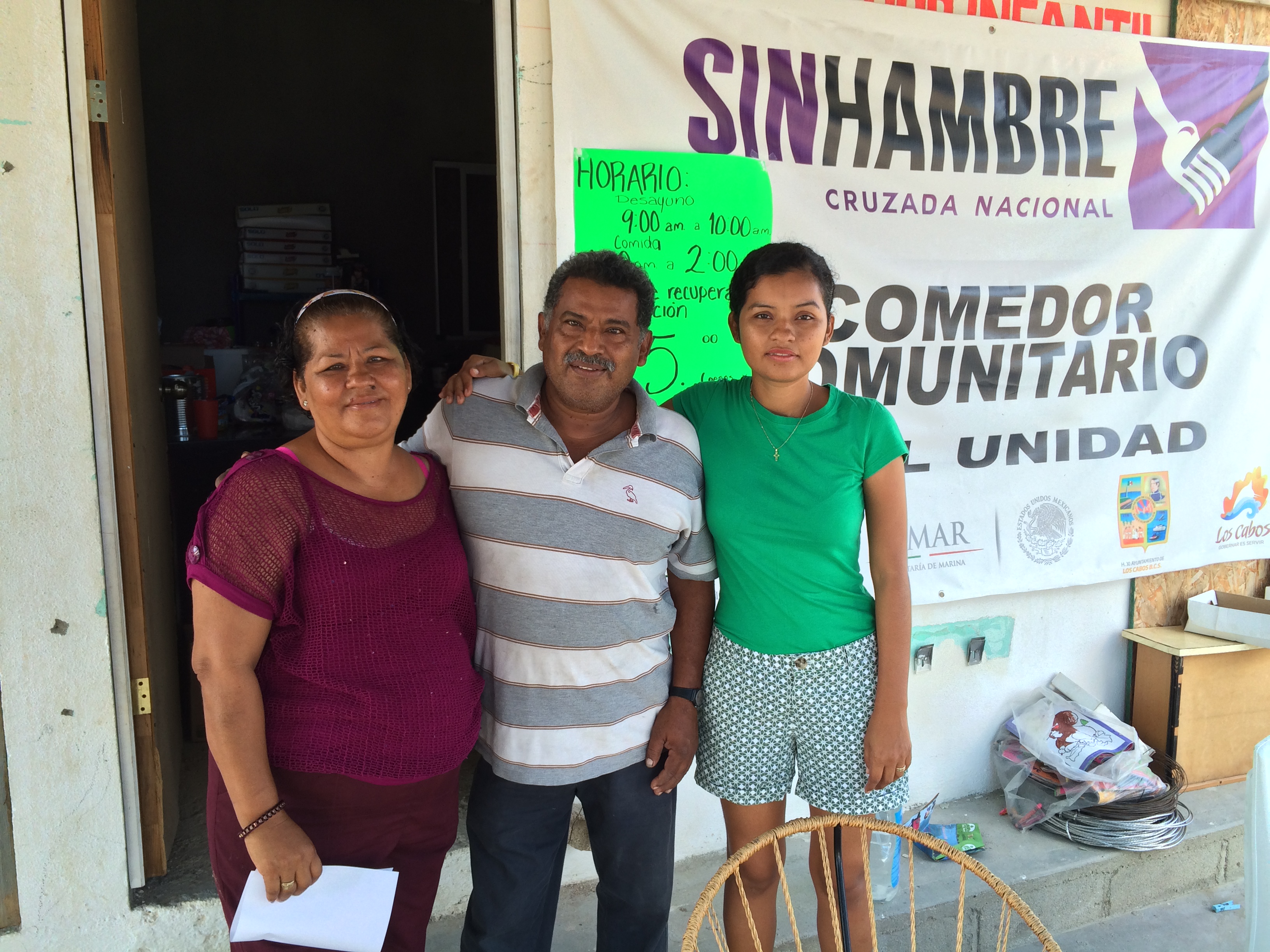 Soltero and Myrta with their daughter 