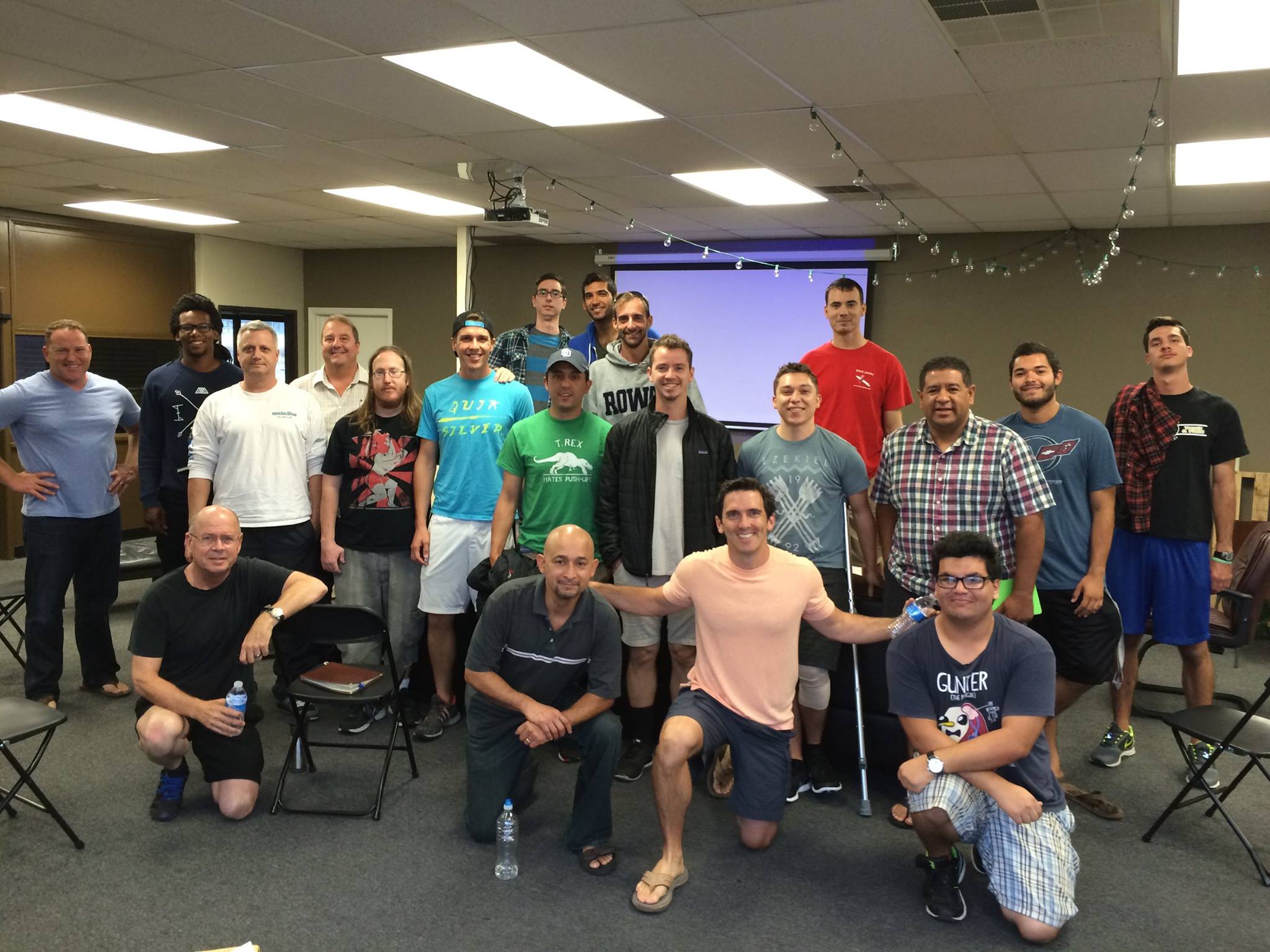 Some of the guys we've been on a journey with from one of our key partners, Bridge Church