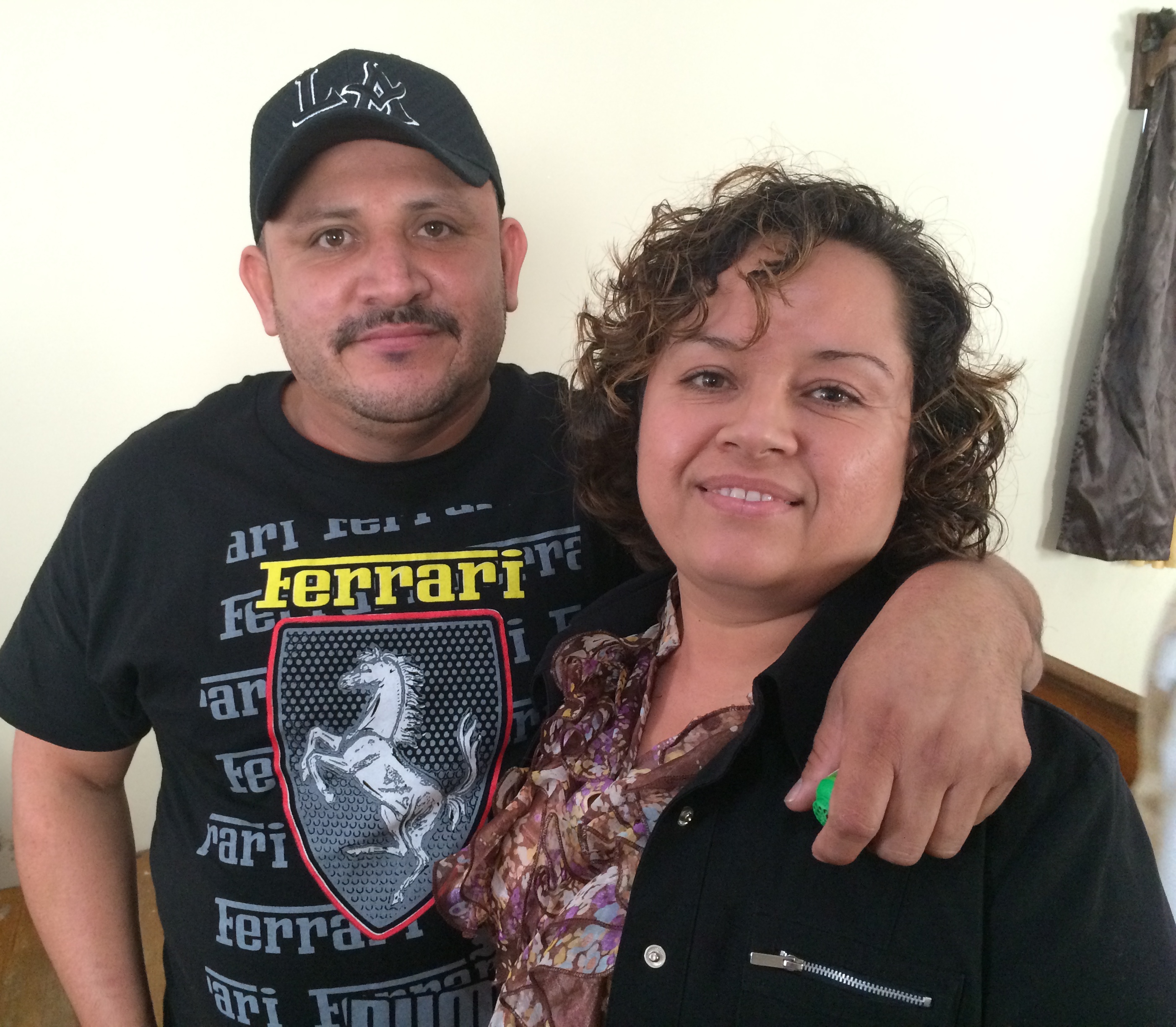 One of the couples we prayed for: Juan and Alejandra