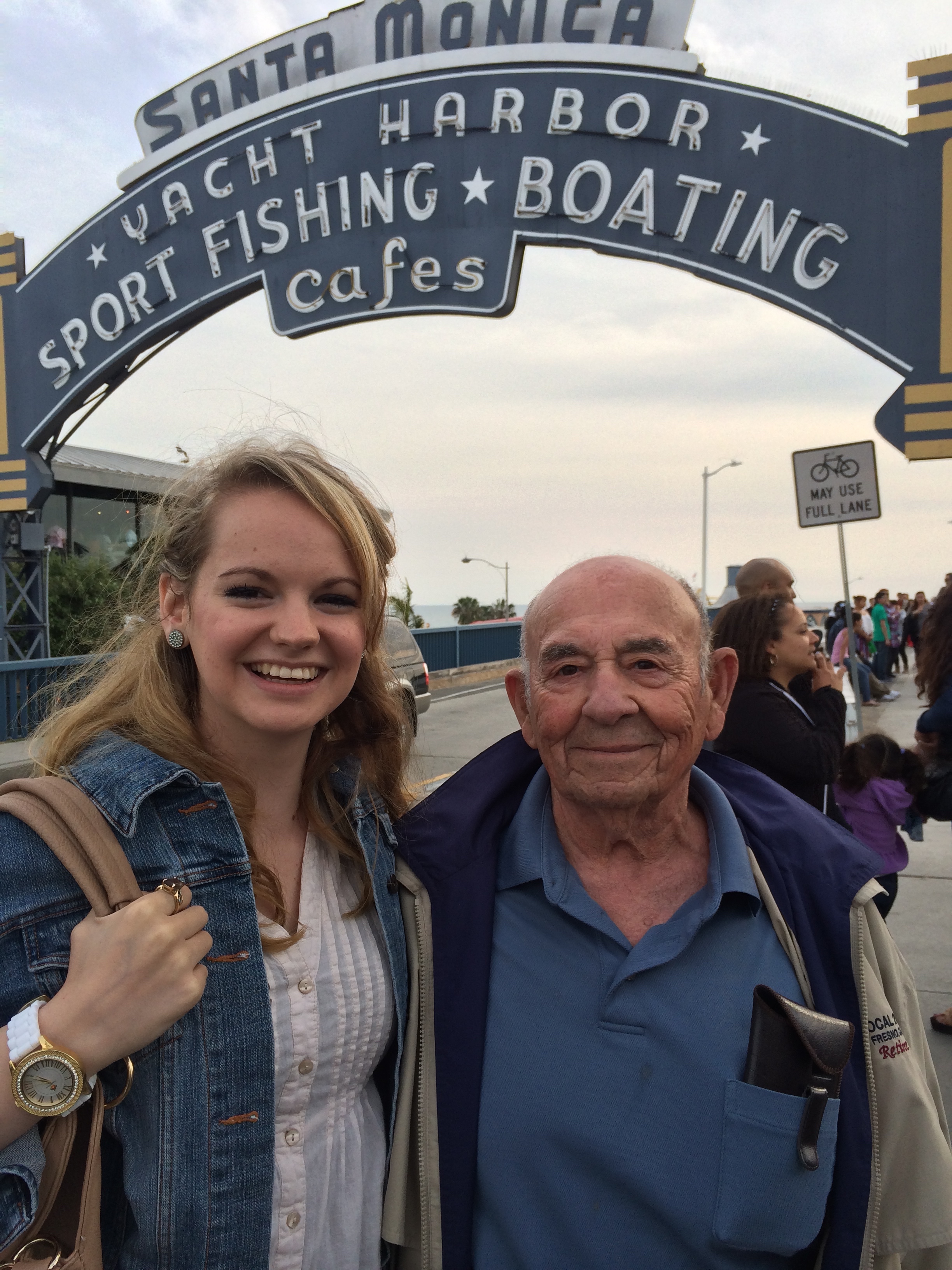 Hannah with her Grandpa
