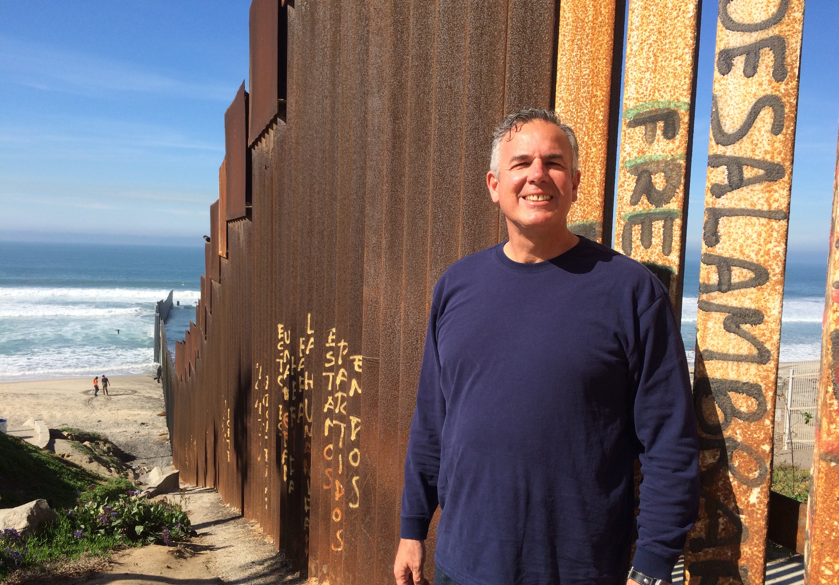 Dave at the U.S. Mexico border - Life on the Border