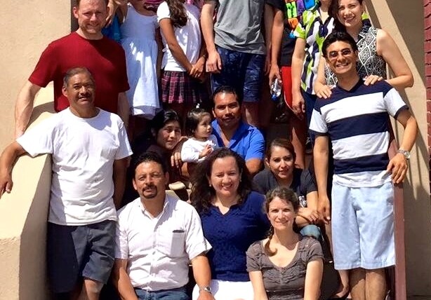 The group from Skyview with some of the leaders from La Nueva Jerusalén