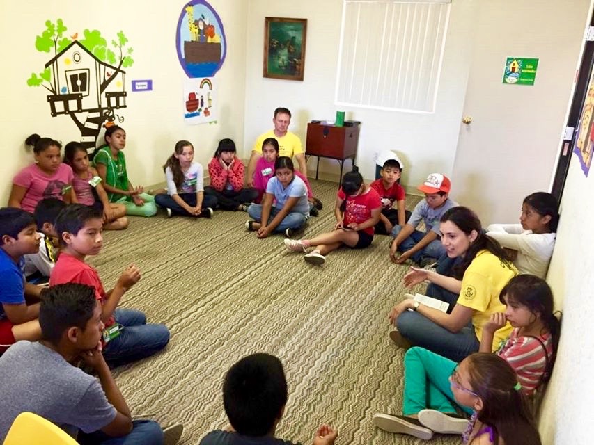 Yudy leading one of the VBS classes