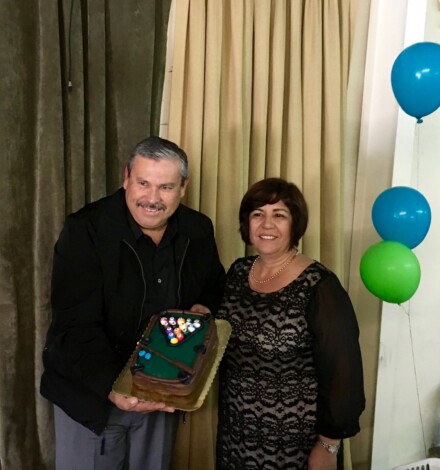 Daniel & Yolanda Nuñez celebrating Daniel's birthday!