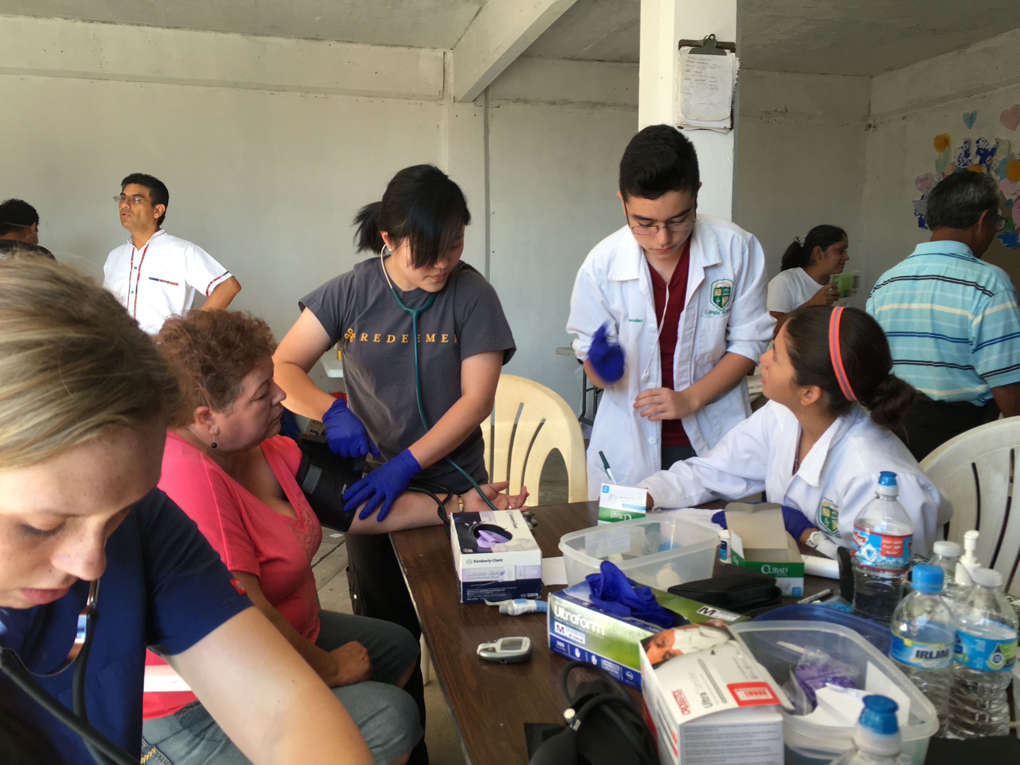 The Redeemer San Diego medical team hard at work 
