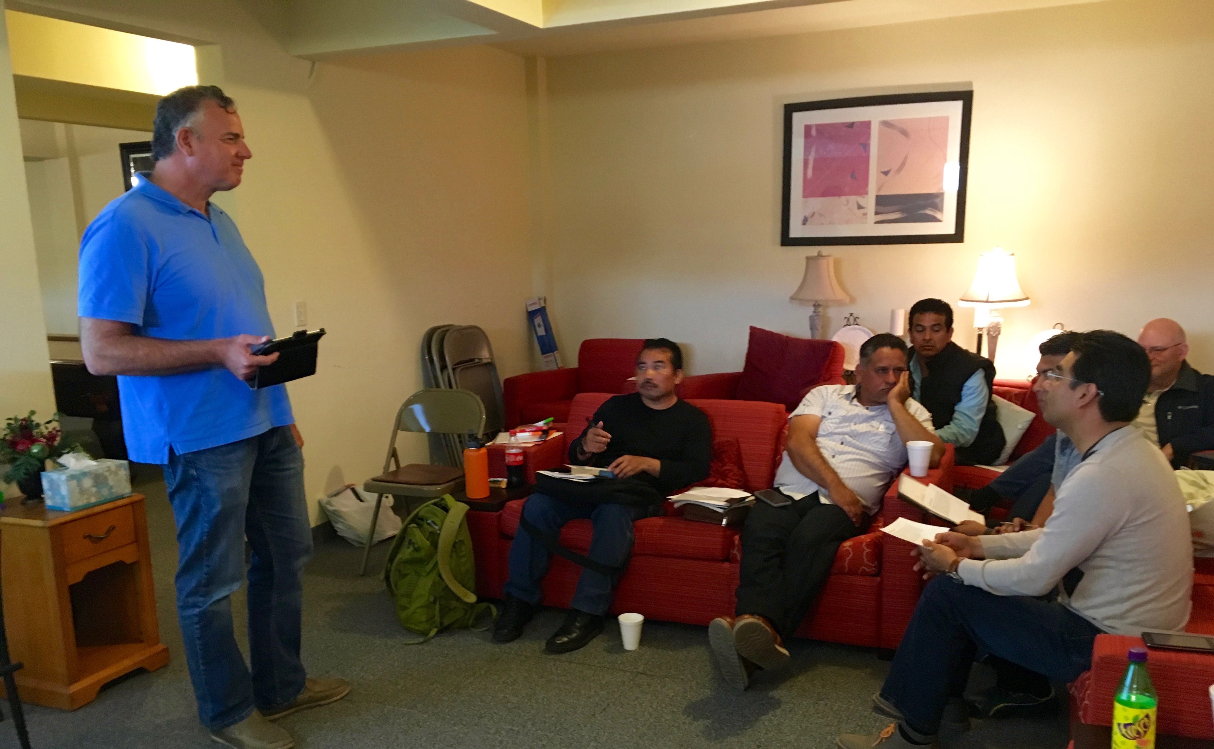 Dave leading one of the sessions