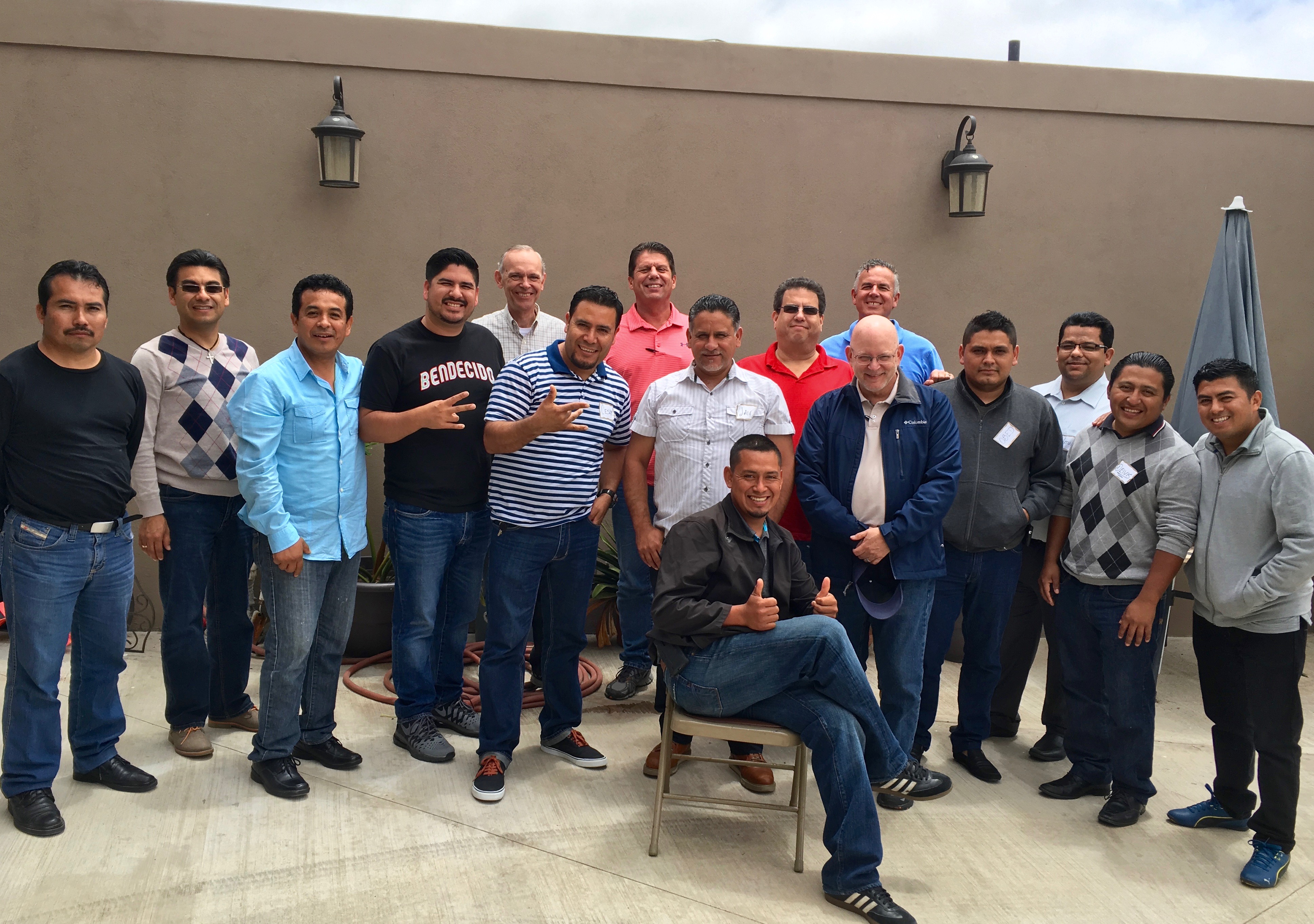 Our group of pastors and trainers for the incubator church planting training