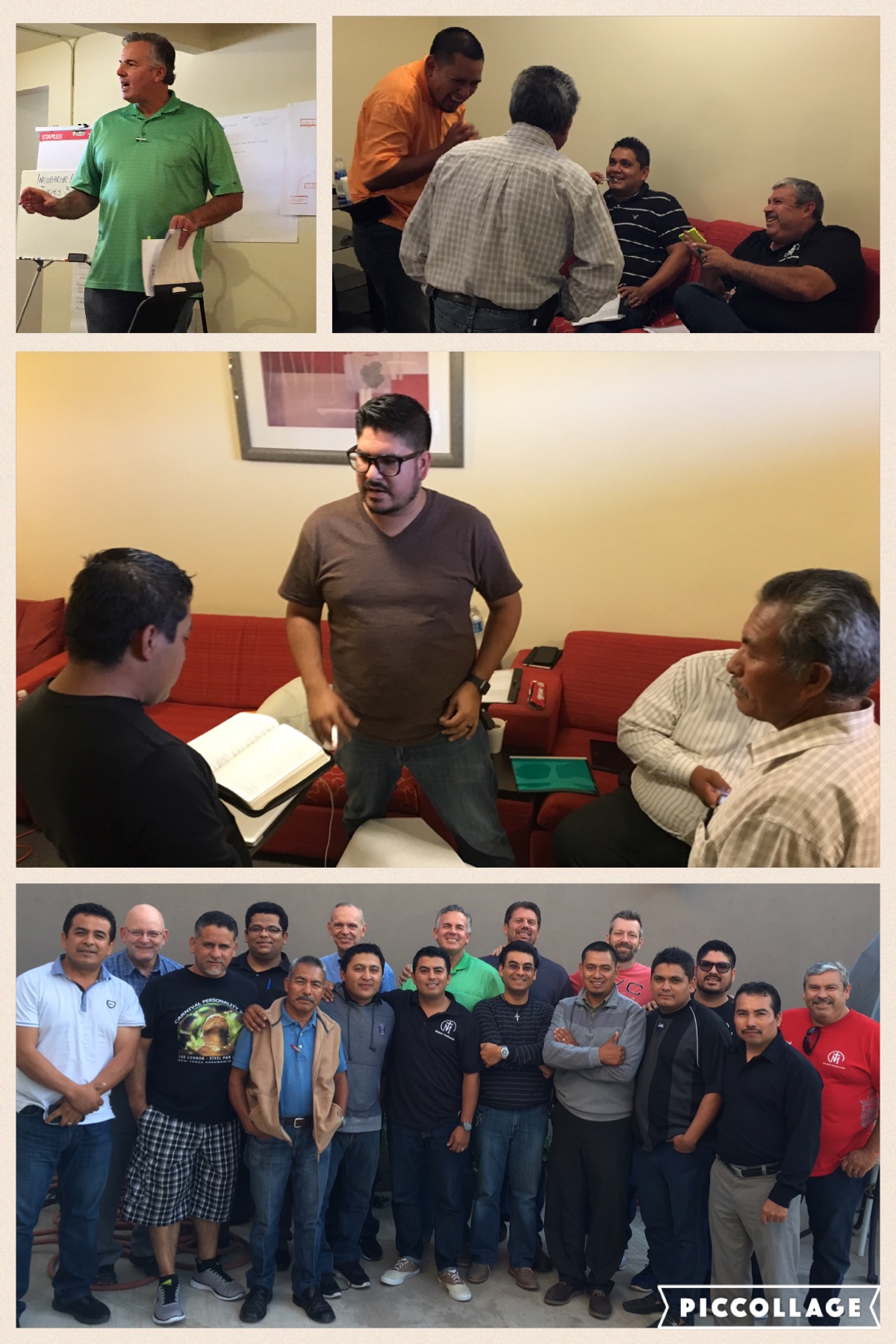Our group of pastors that are going through the Incubator church planing training