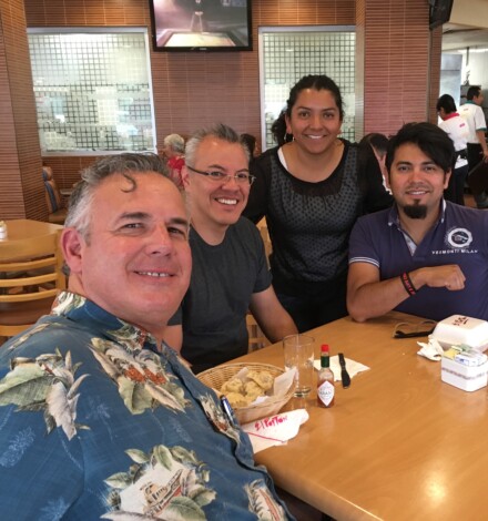 Dave with Mario, Monse and Barush