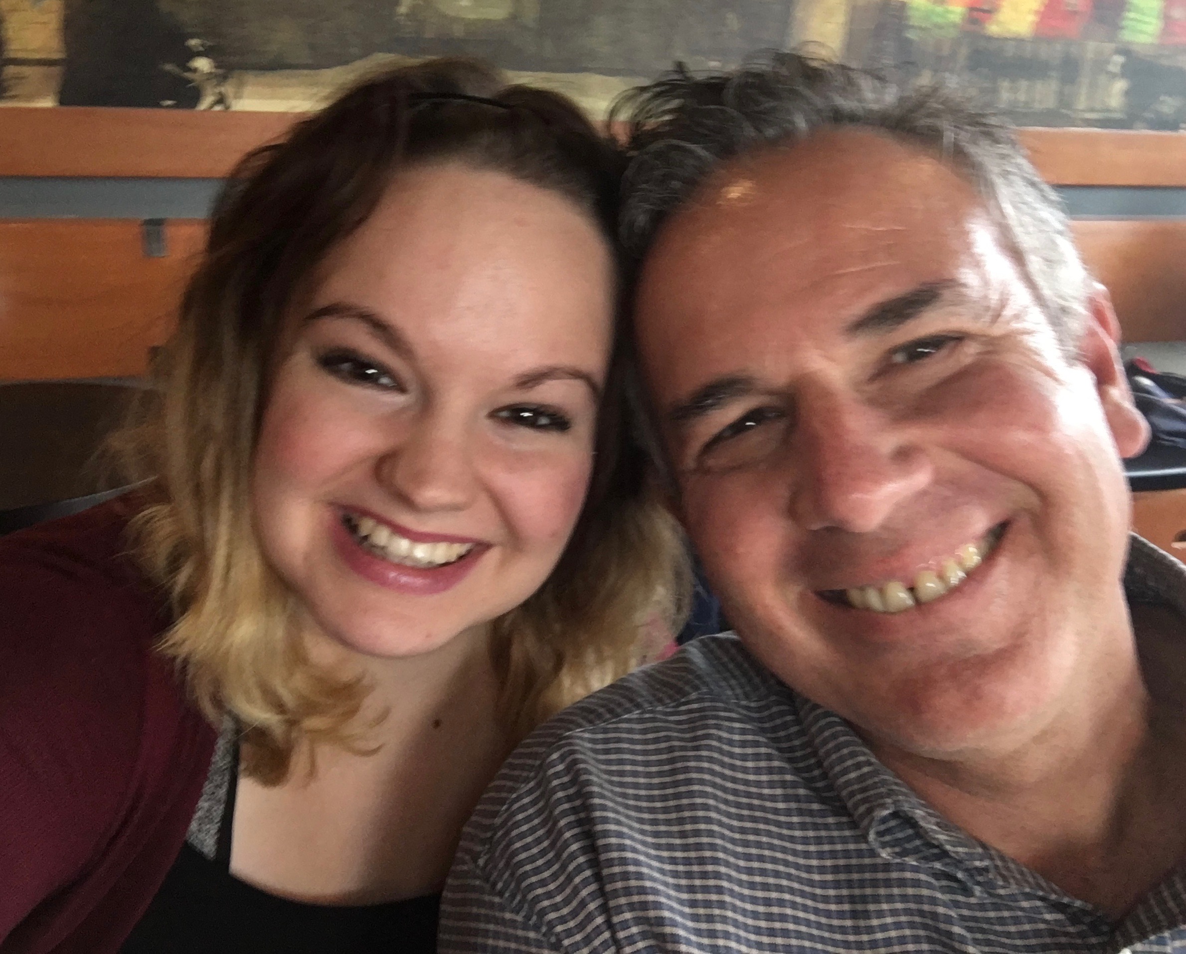 Dave with Hannah - My beautiful daughter that I love
