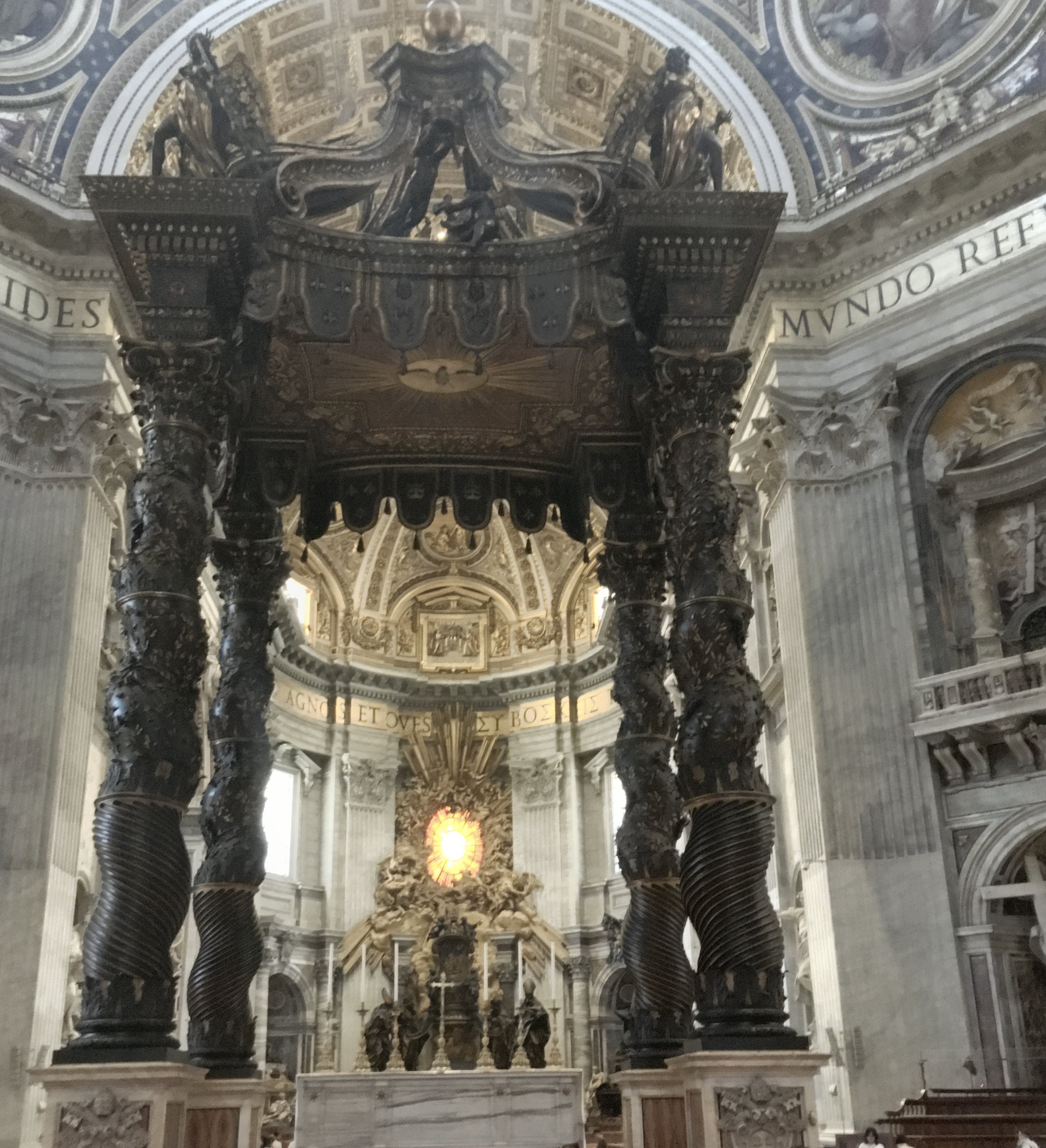 Inside St. Peter's Cathedral