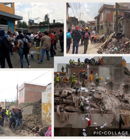 The Devastation caused by the earthquake