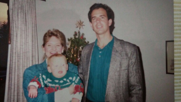 Dawn and David with David Jr. shortly after we arrived in Mexico