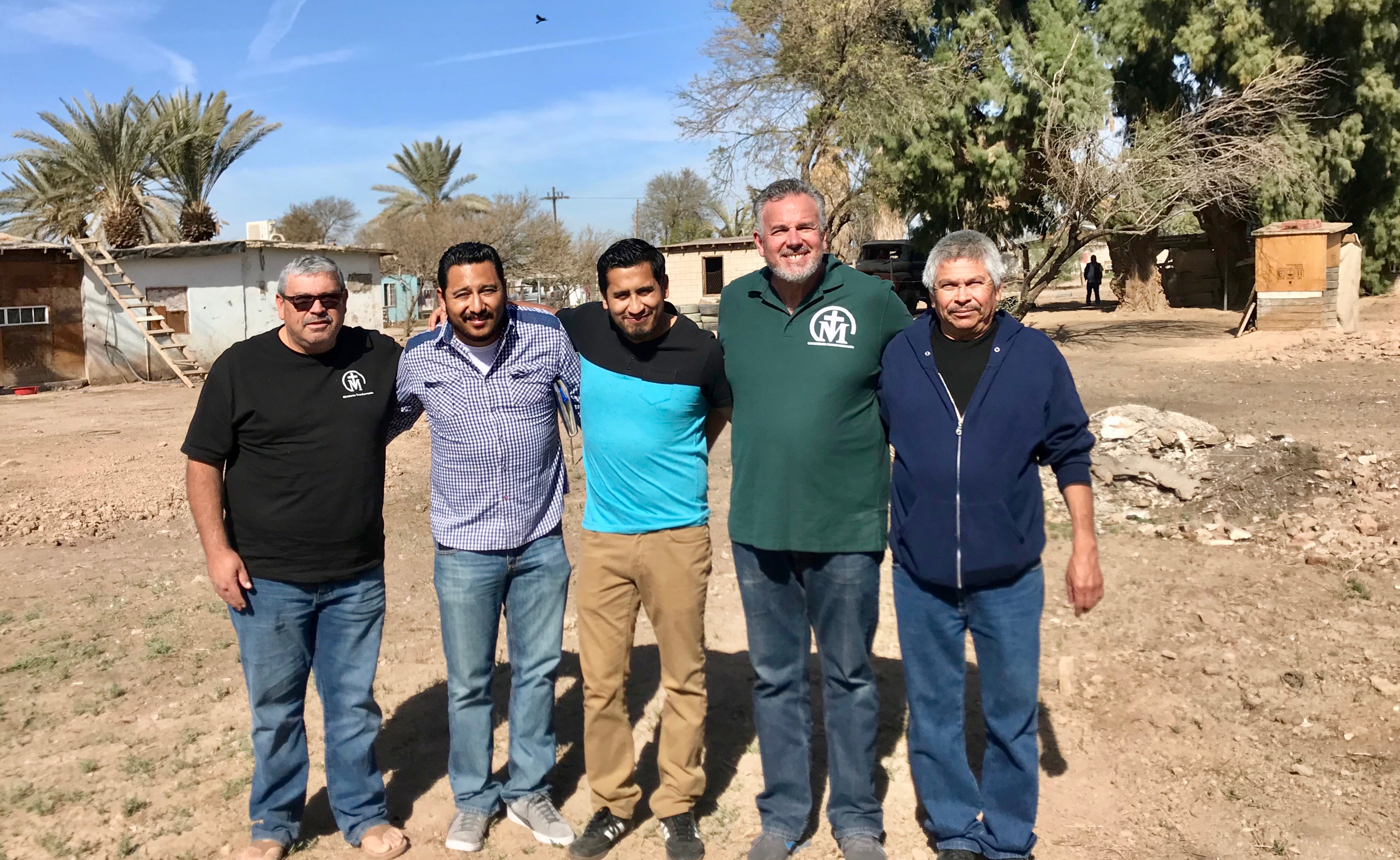 Pastor Daniel Nuñez, Pastor Edson Martinez, Pastor Mere Godinez, Dave Diaso and Pastor Rafael 