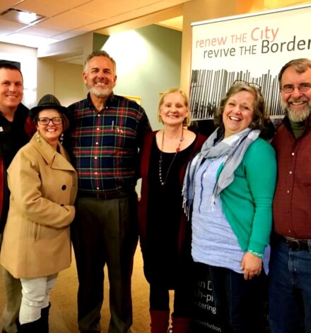Dave and Dawn in the middle with fellow MTW Mexico missionaries, Jamie and Jen Burkemper, Dan and Becky Young