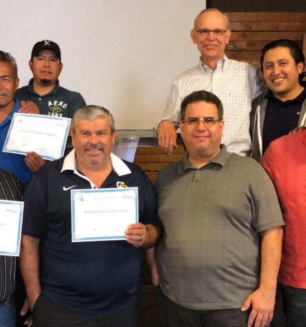 The Pastors who took the Incubator Church Planting Training and Finished!