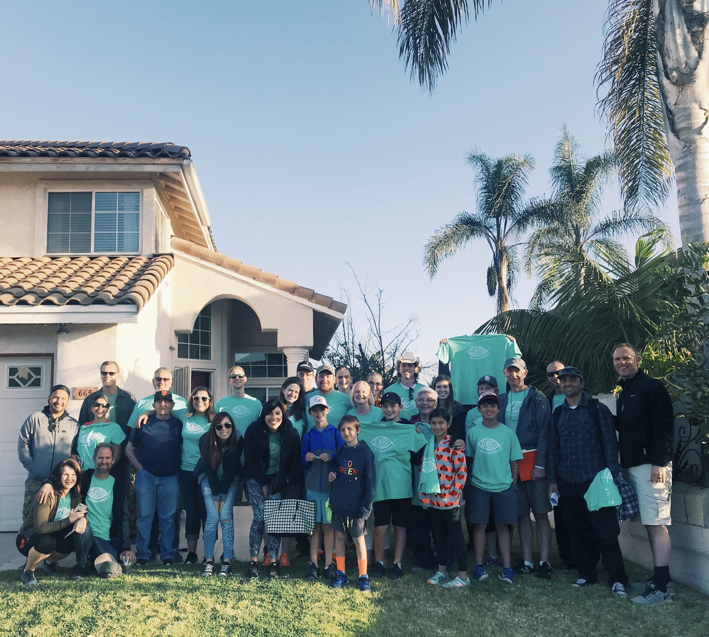 The amazing group we took down to Mexicali to build the church in Hannah’s memory